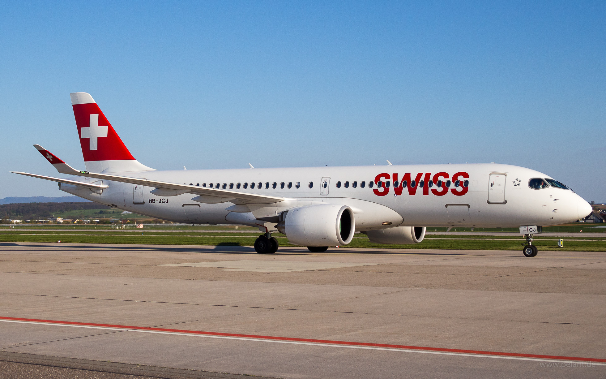 HB-JCJ Swiss Bombardier CS300 in Stuttgart / STR