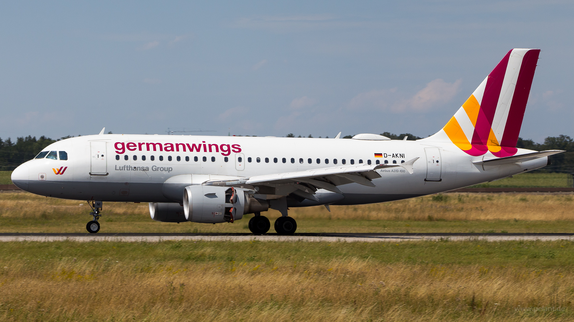 D-AKNI Germanwings Airbus A319-112 in Stuttgart / STR