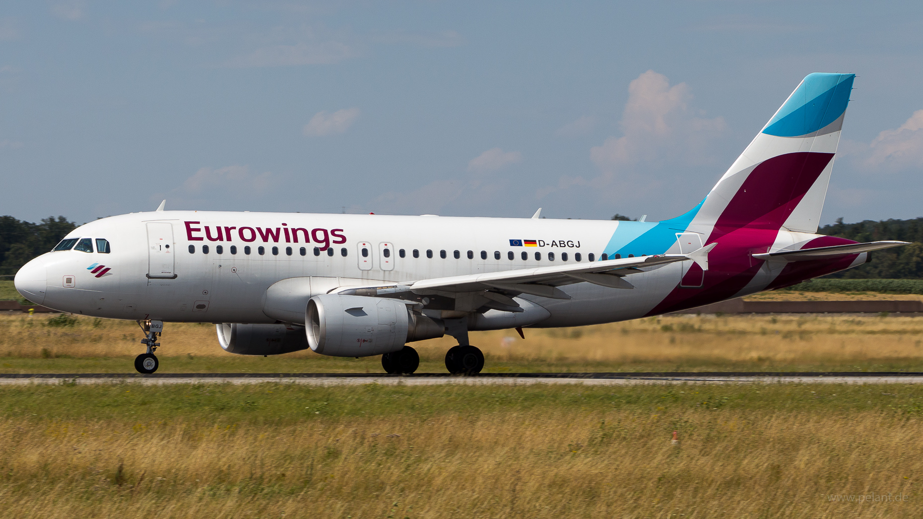 D-ABGJ Eurowings Airbus A319-112 in Stuttgart / STR