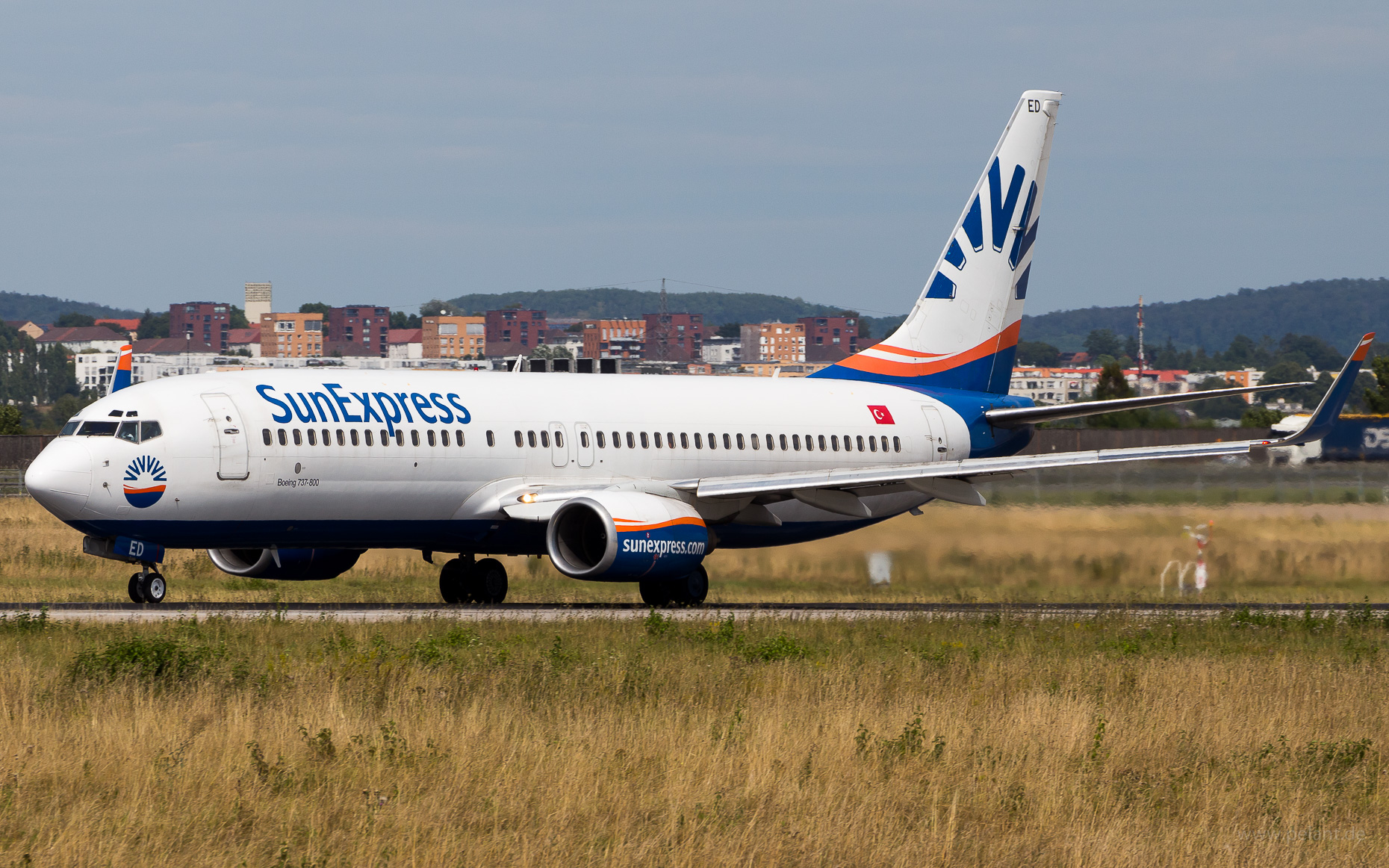 TC-SED SunExpress Boeing 737-8CX in Stuttgart / STR