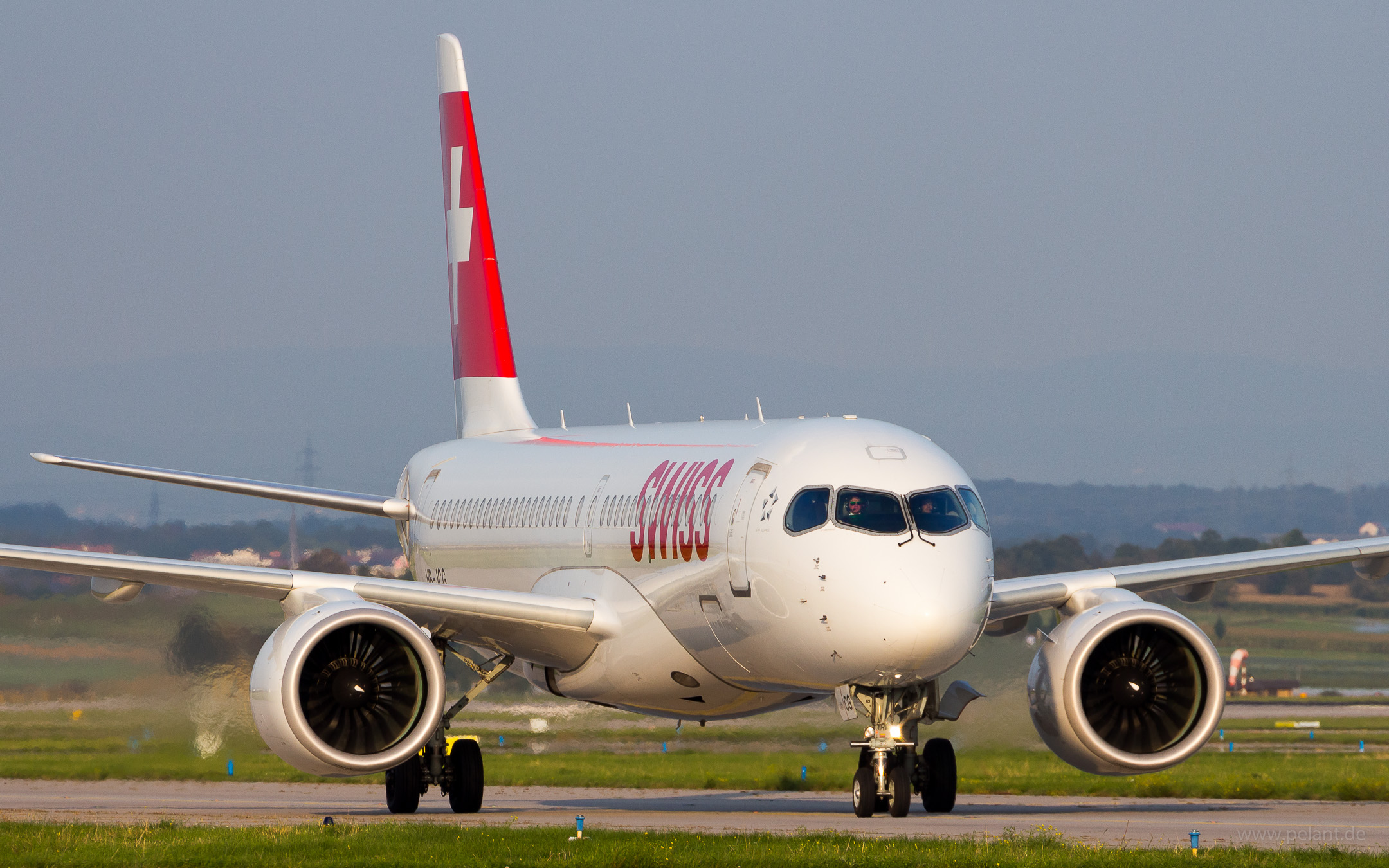 HB-JCG Swiss Bombardier CS300 in Stuttgart / STR