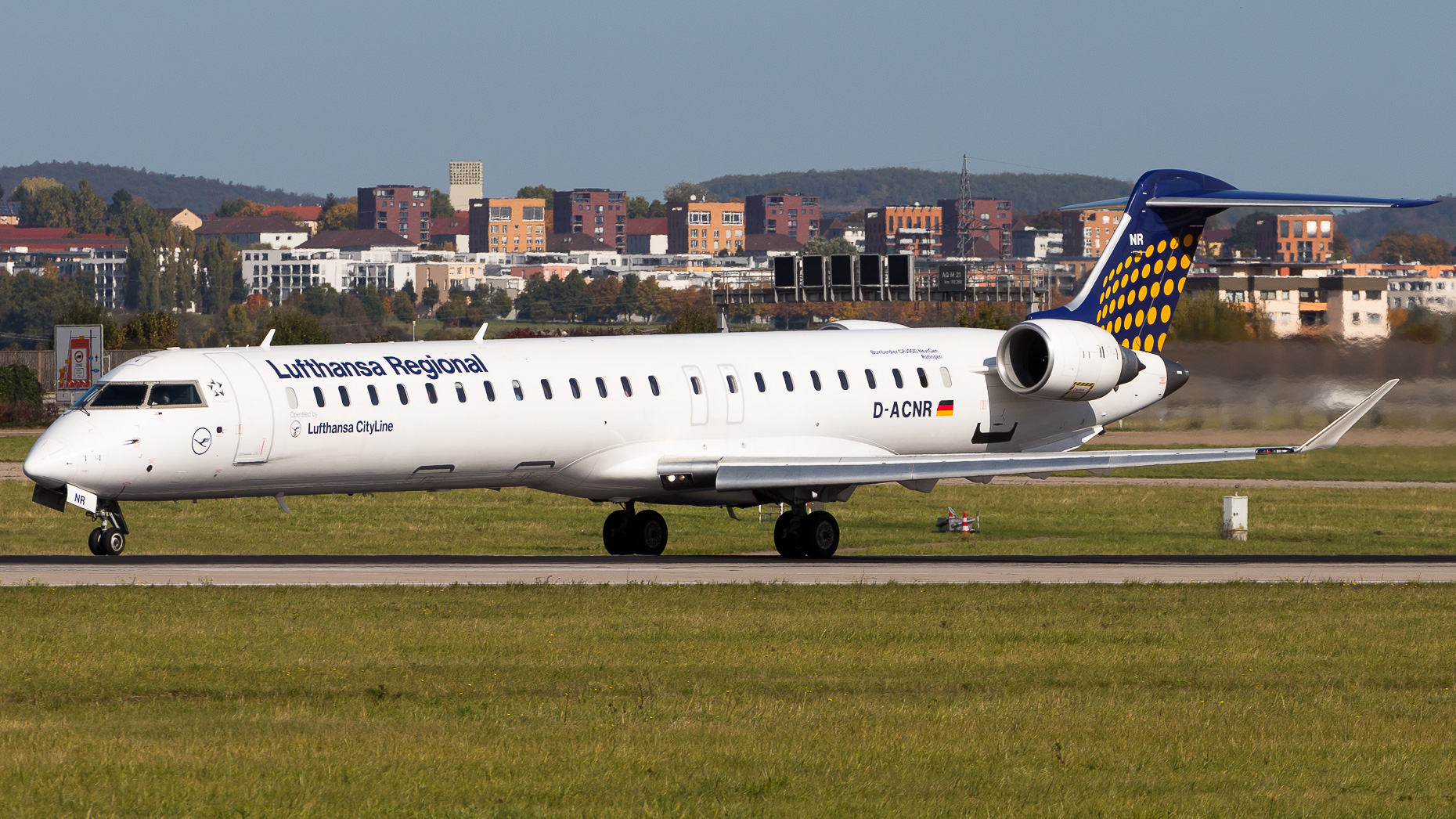 D-ACNR Lufthansa CityLine Bombardier CRJ900LR in Stuttgart / STR