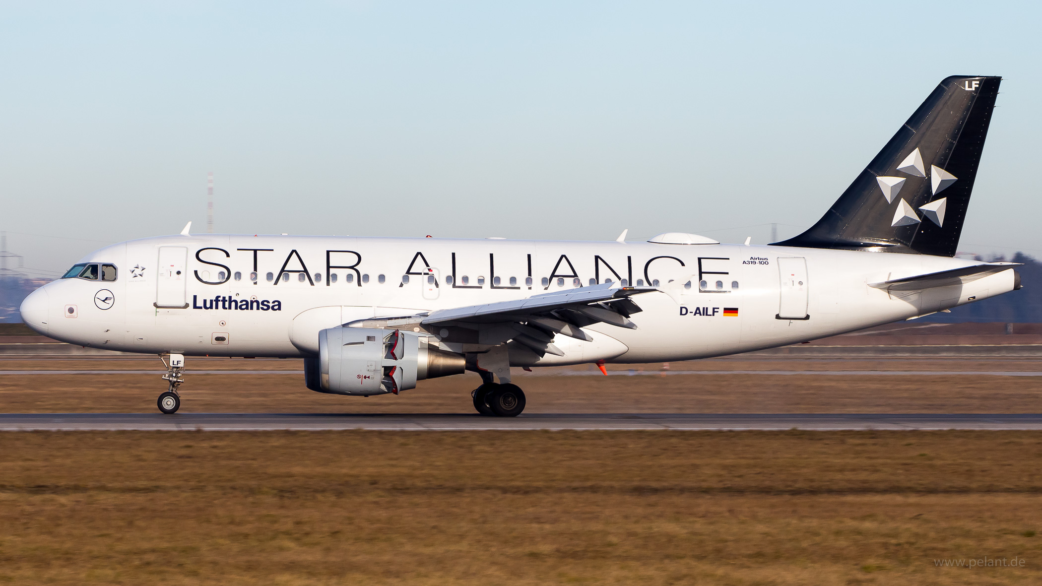 D-AILF Lufthansa Airbus A319-114 in Stuttgart / STR (Star Alliance Livery)