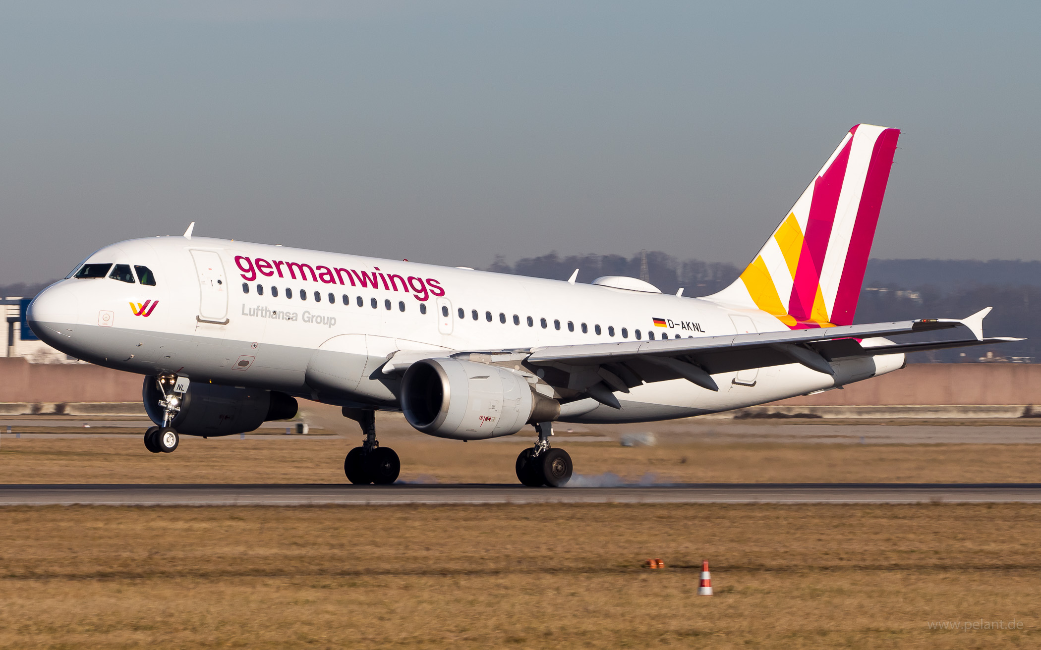 D-AKNL Germanwings Airbus A319-112 in Stuttgart / STR