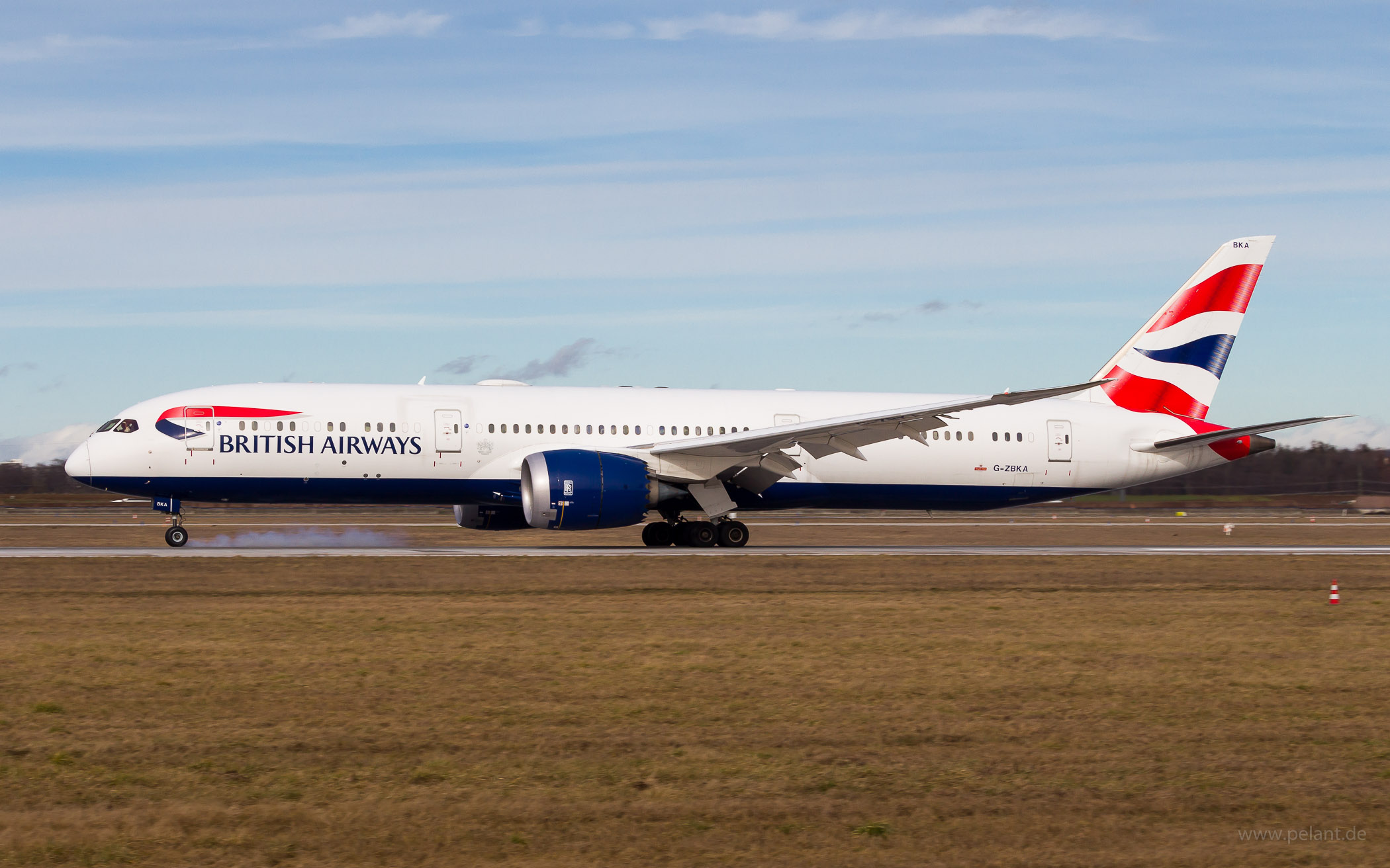 G-ZBKA British Airways Boeing 787-9 in Stuttgart / STR