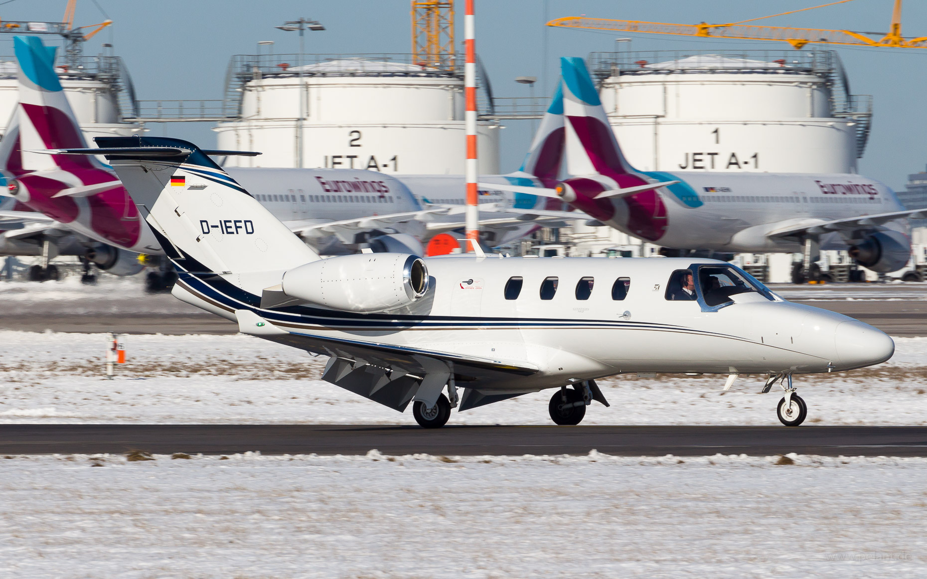 D-IEFD E-Aviation Eisele Flugd. Cessna 525 CitationJet M2 in Stuttgart / STR