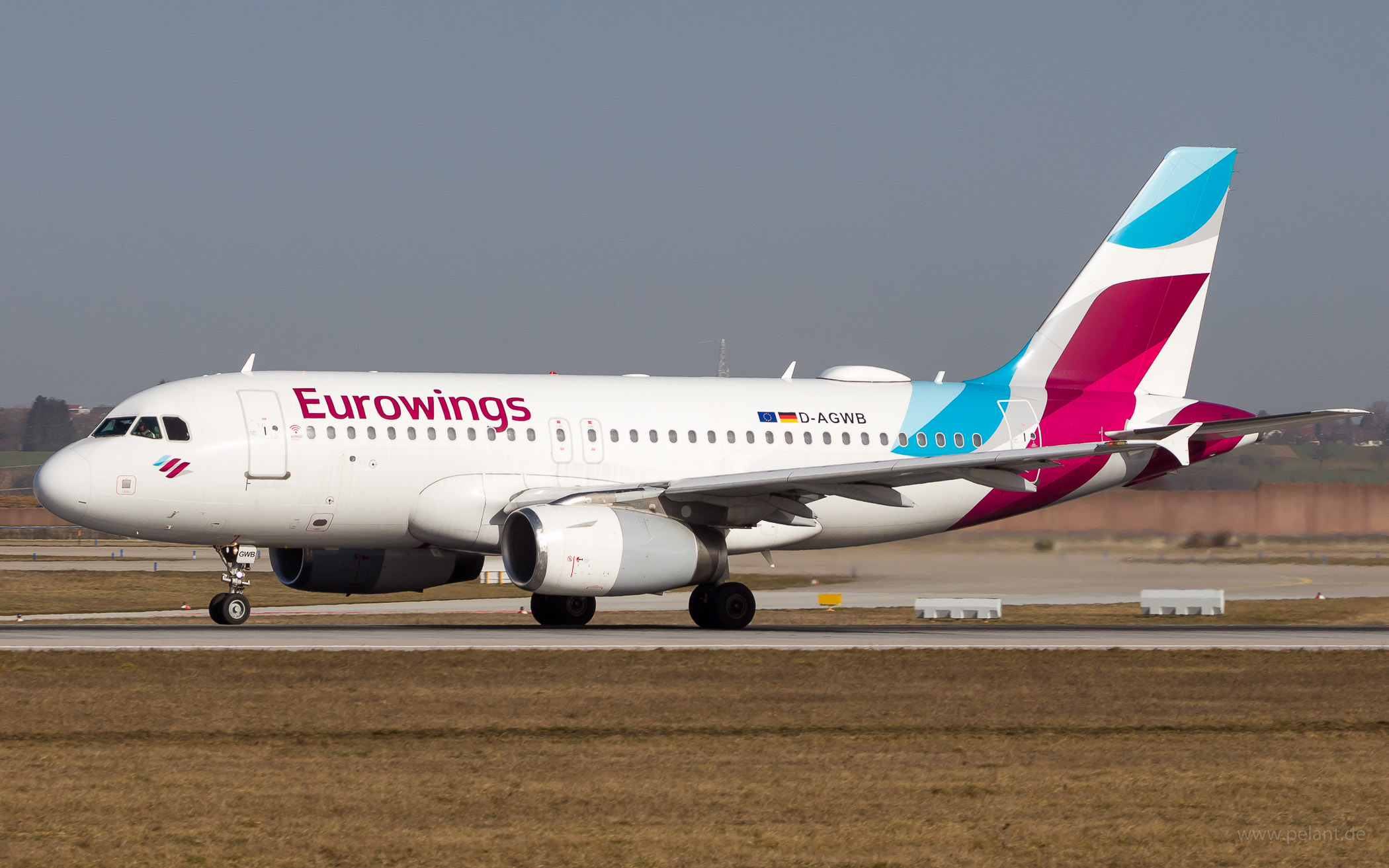 D-AGWB Eurowings Airbus A319-132 in Stuttgart / STR