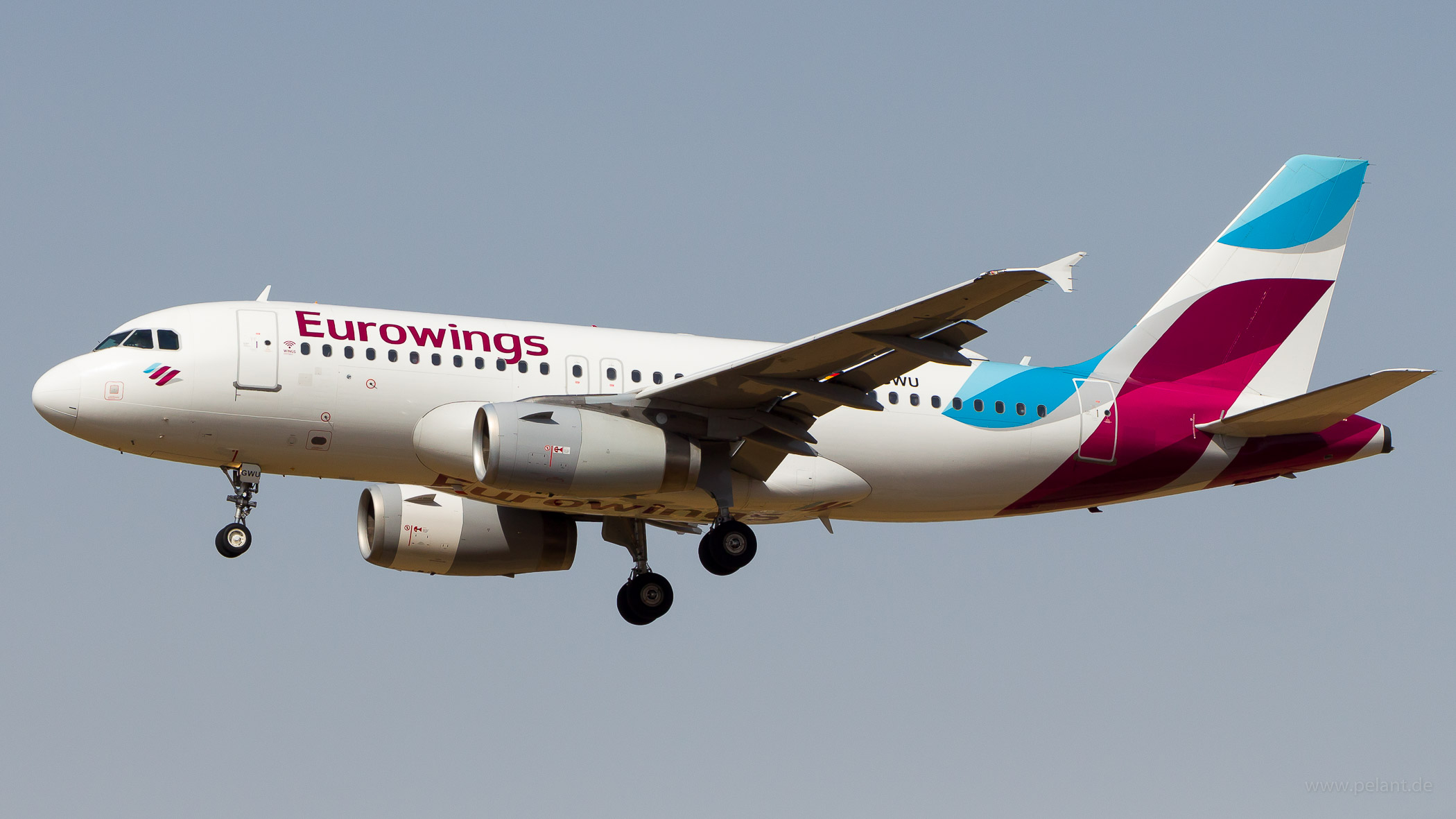 D-AGWU Eurowings Airbus A319-132 in Stuttgart / STR