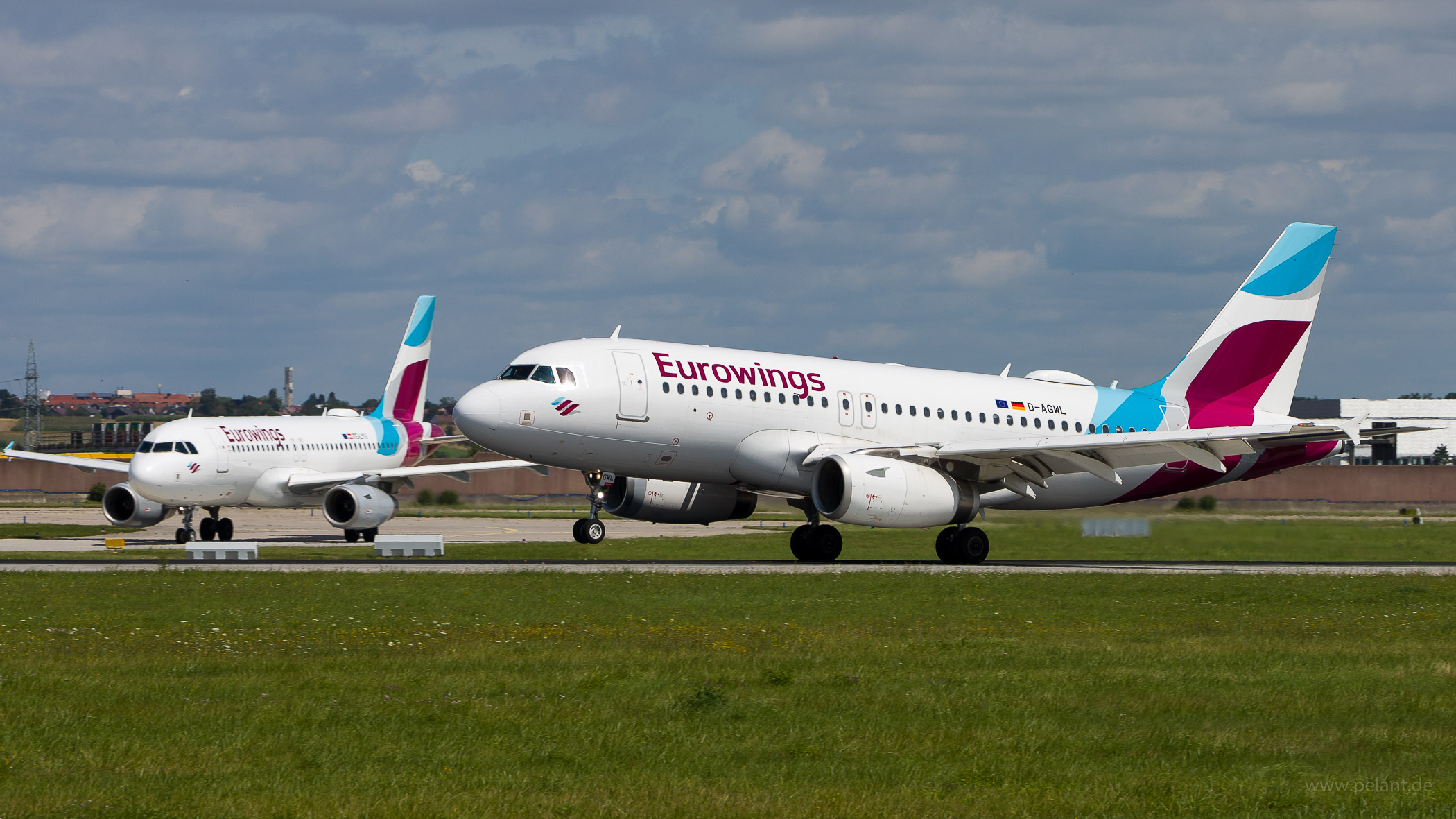 D-AGWL Eurowings Airbus A319-132 in Stuttgart / STR