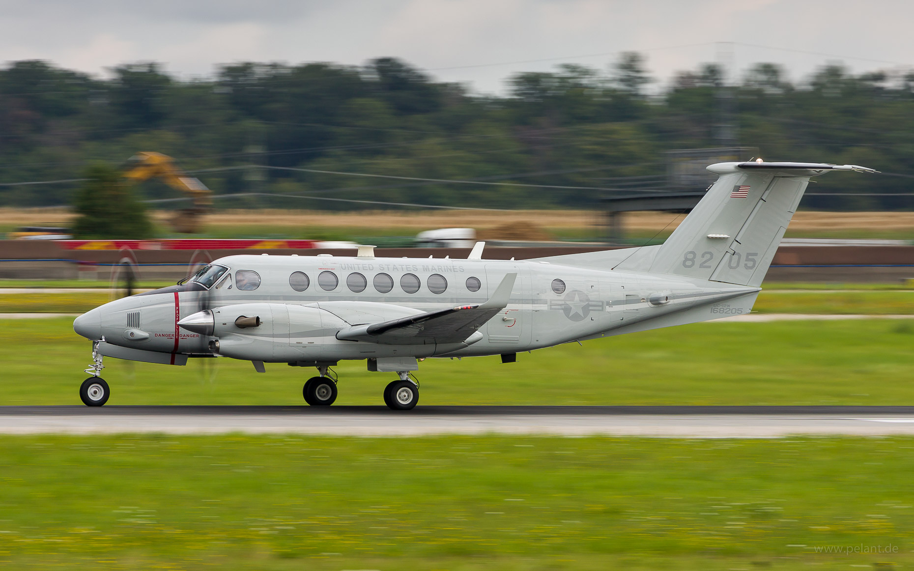 168205 USAF, -Army etc. Beechcraft UC-12W Huron in Stuttgart / STR