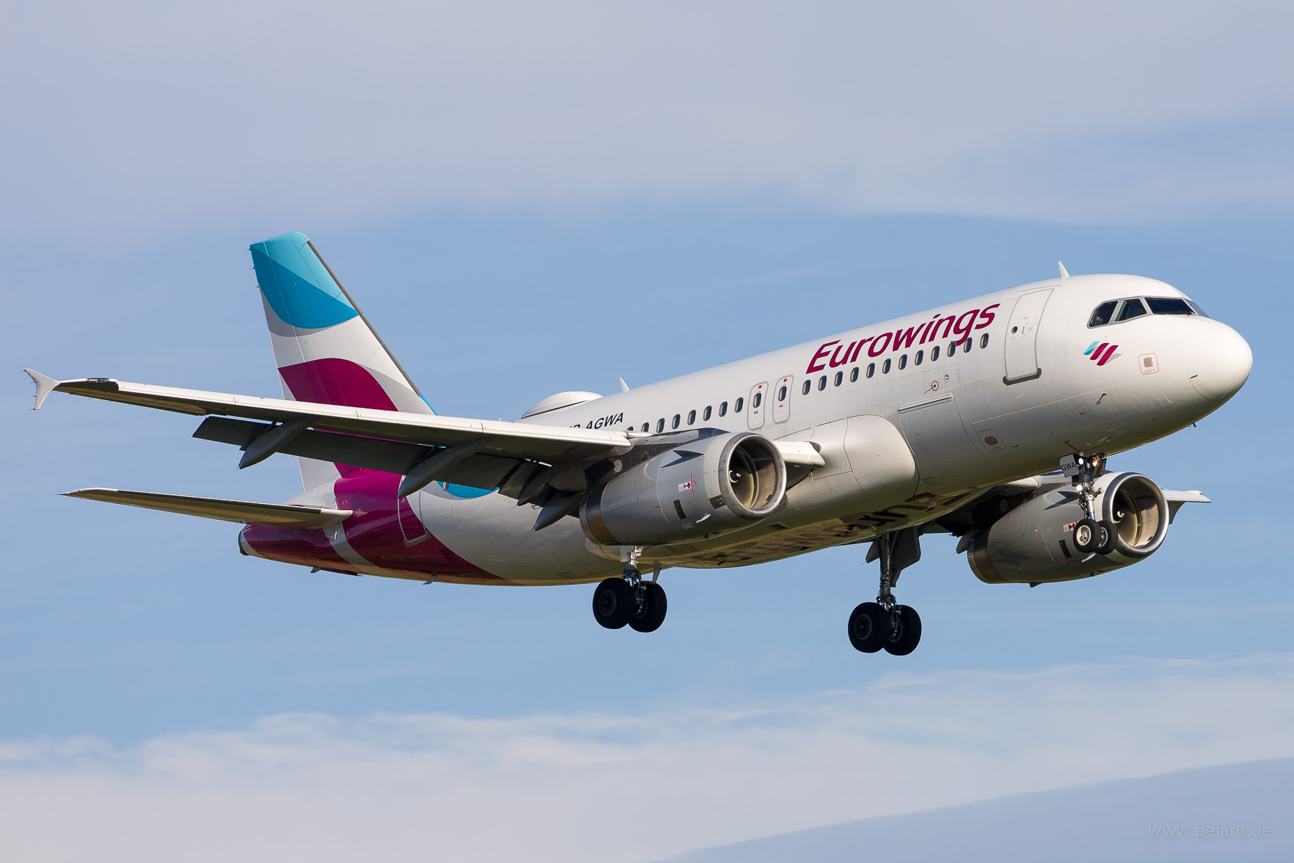 D-AGWA Eurowings Airbus A319-132 in Stuttgart / STR