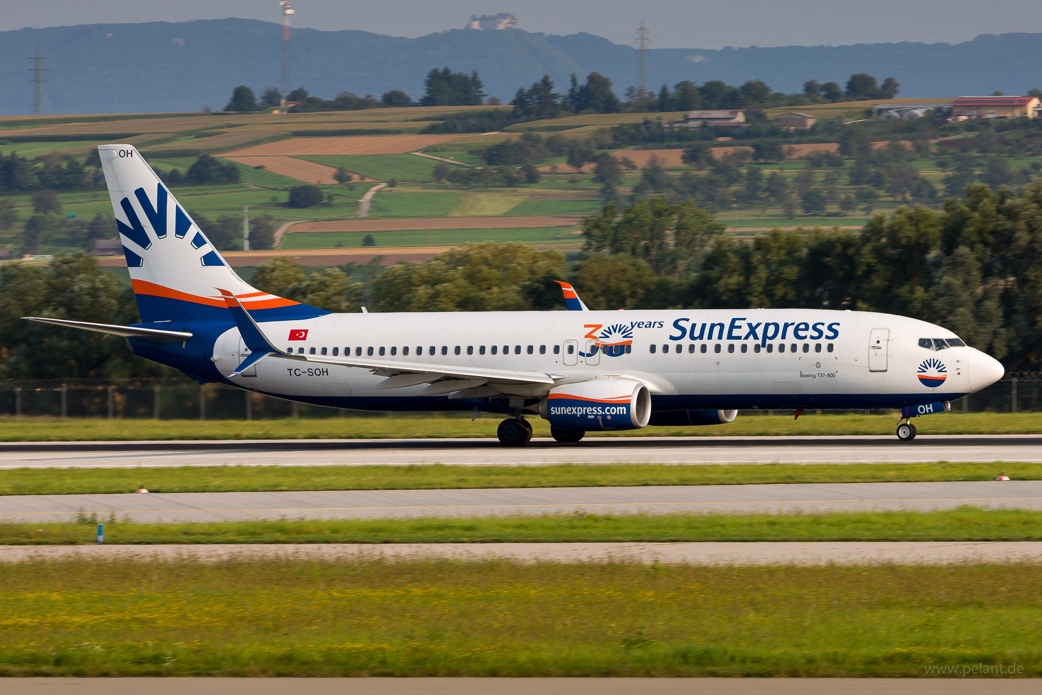 TC-SOH SunExpress Boeing 737-8HC in Stuttgart / STR (30 years (SunExpress) Sticker Livery)