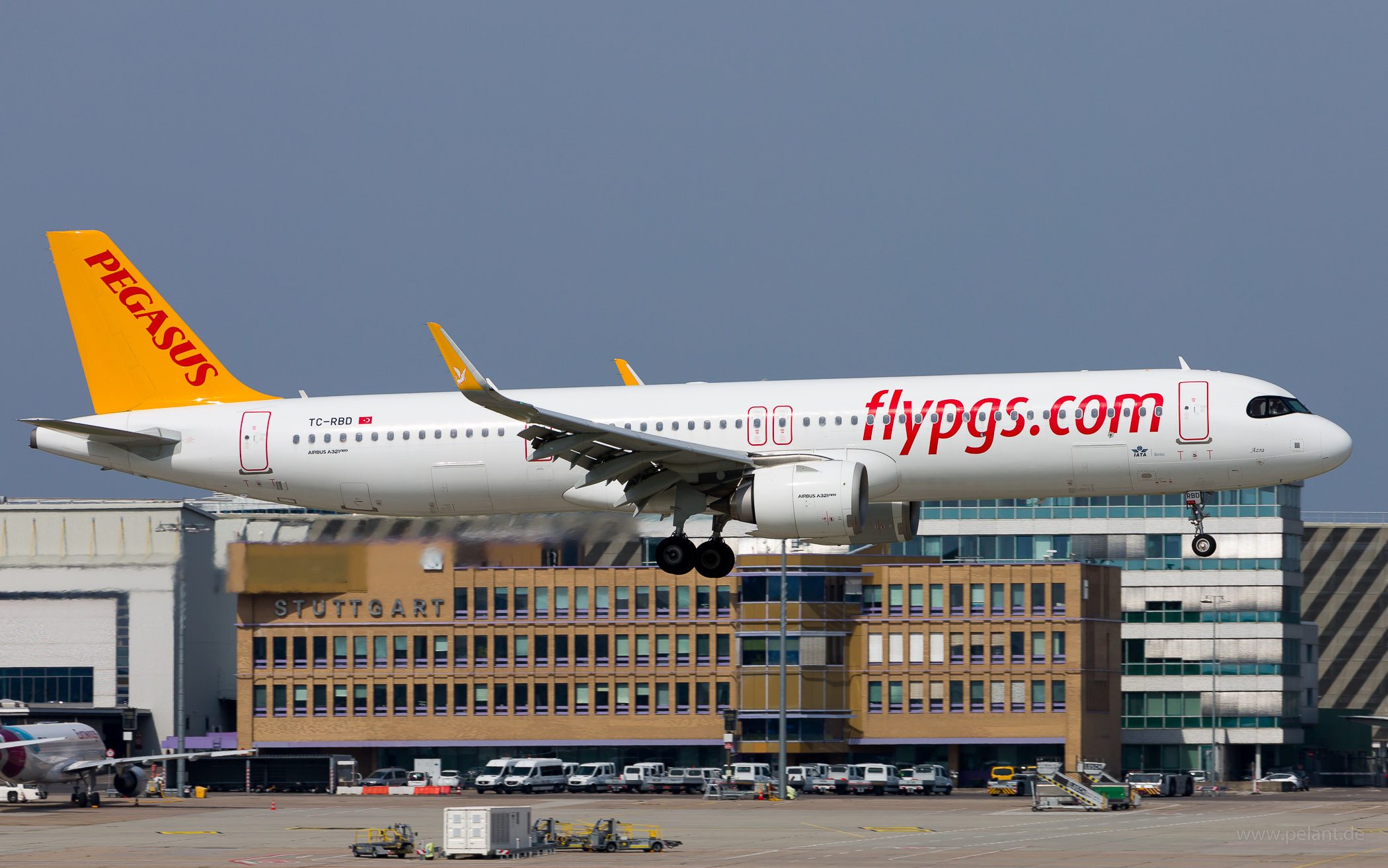 TC-RBD Pegasus Airlines Airbus A321-251NX in Stuttgart / STR