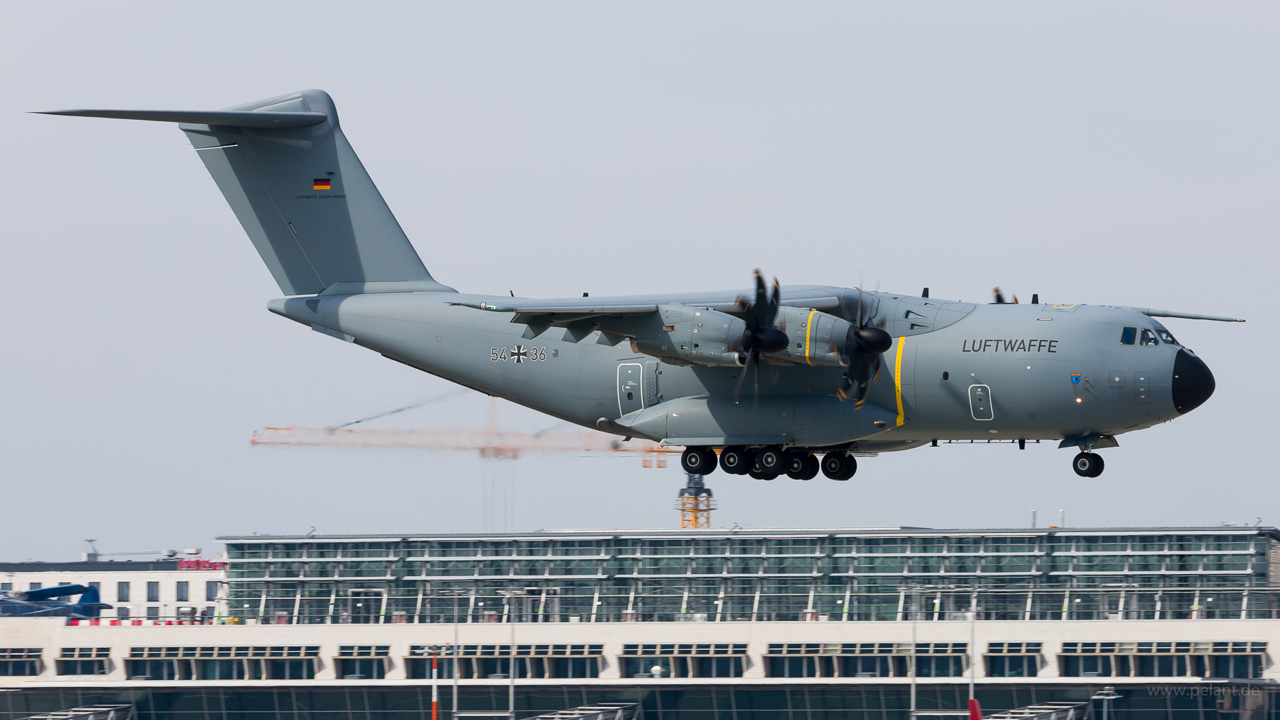 54+36 Luftwaffe Airbus A400M Atlas in Stuttgart / STR