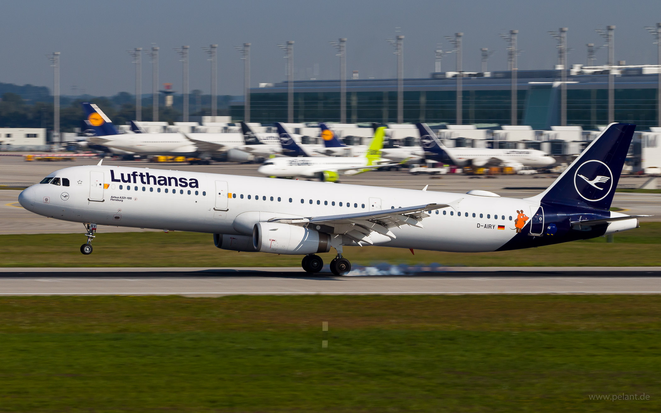 D-AIRY Lufthansa Airbus A321-131 in Mnchen / MUC