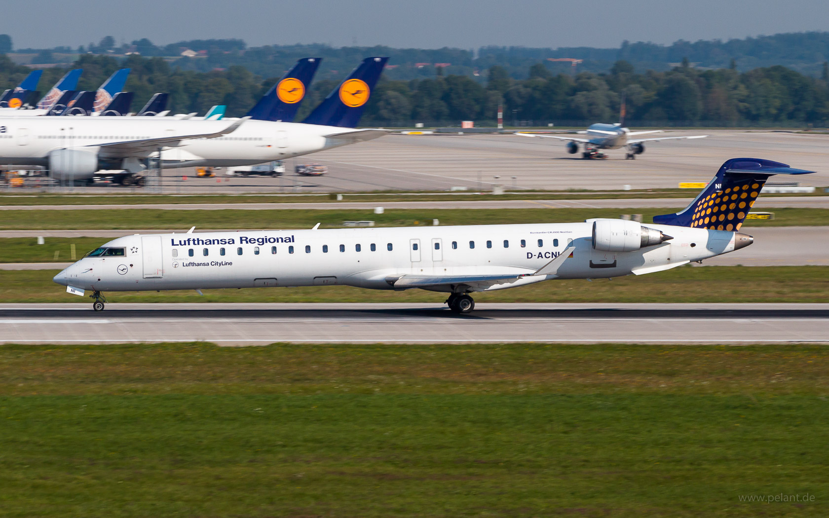 D-ACNI Lufthansa CityLine Bombardier CRJ900 in Mnchen / MUC