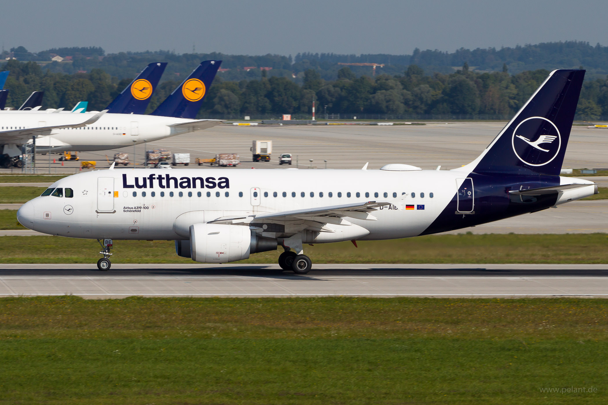 D-AIBE Lufthansa Airbus A319-112 in Mnchen / MUC