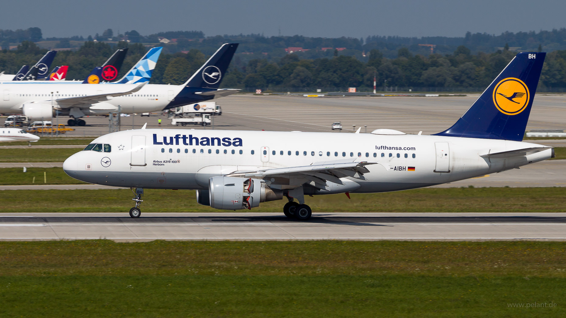 D-AIBH Lufthansa Airbus A319-112 in Mnchen / MUC