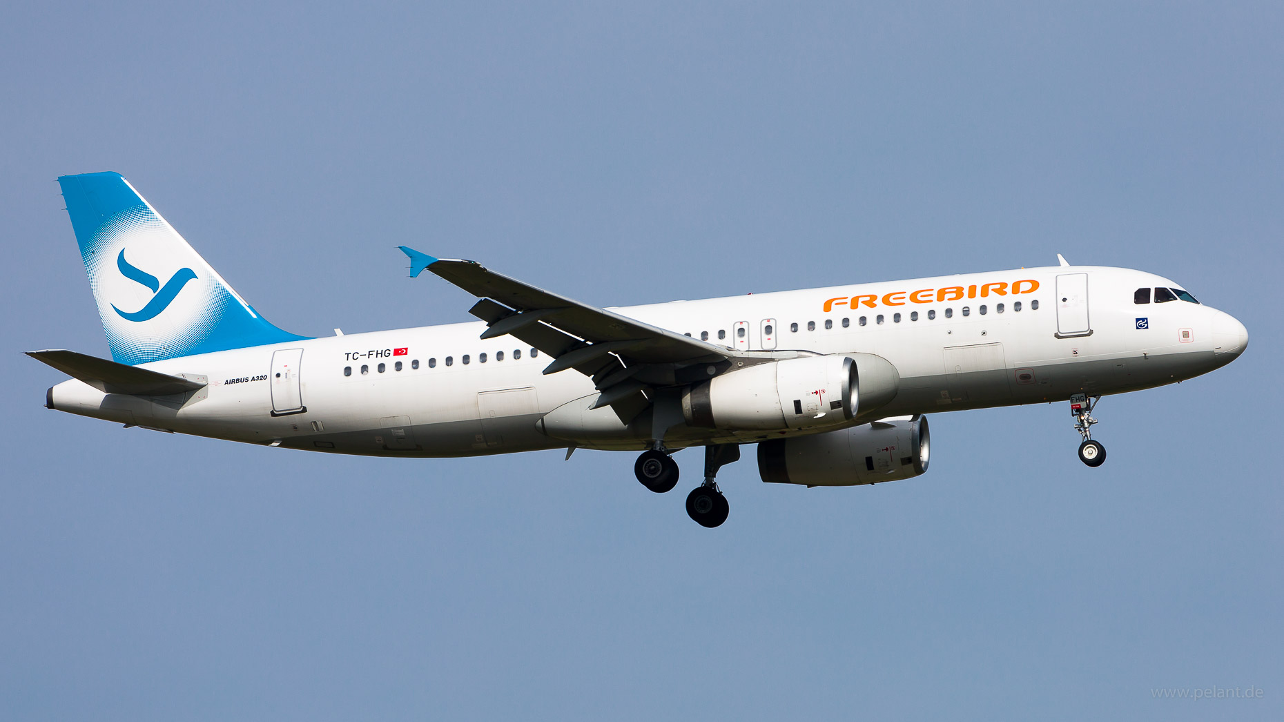 TC-FHG Freebird Airlines Airbus A320-232 in Stuttgart / STR