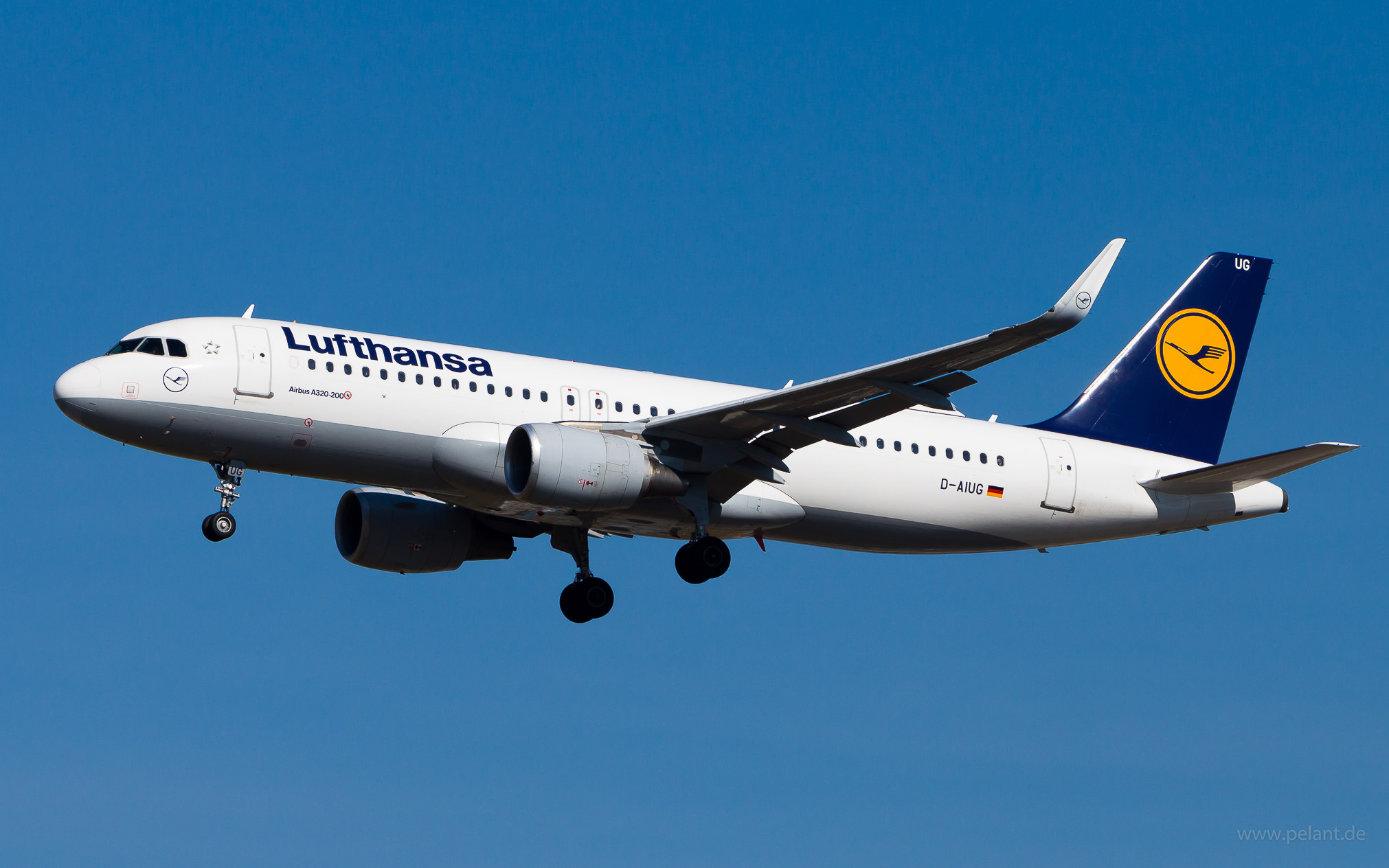 D-AIUG Lufthansa Airbus A320-214 in Frankfurt / FRA