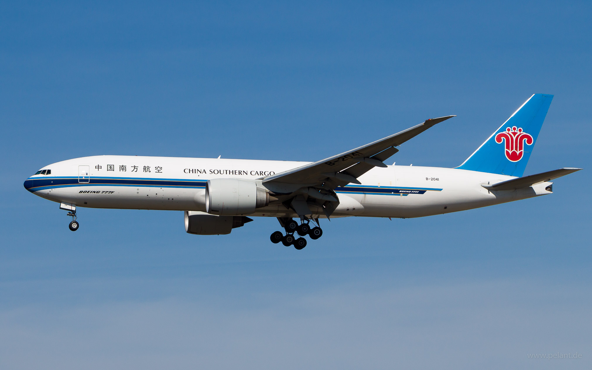 B-2041 China Southern Boeing 777-F1B in Frankfurt / FRA
