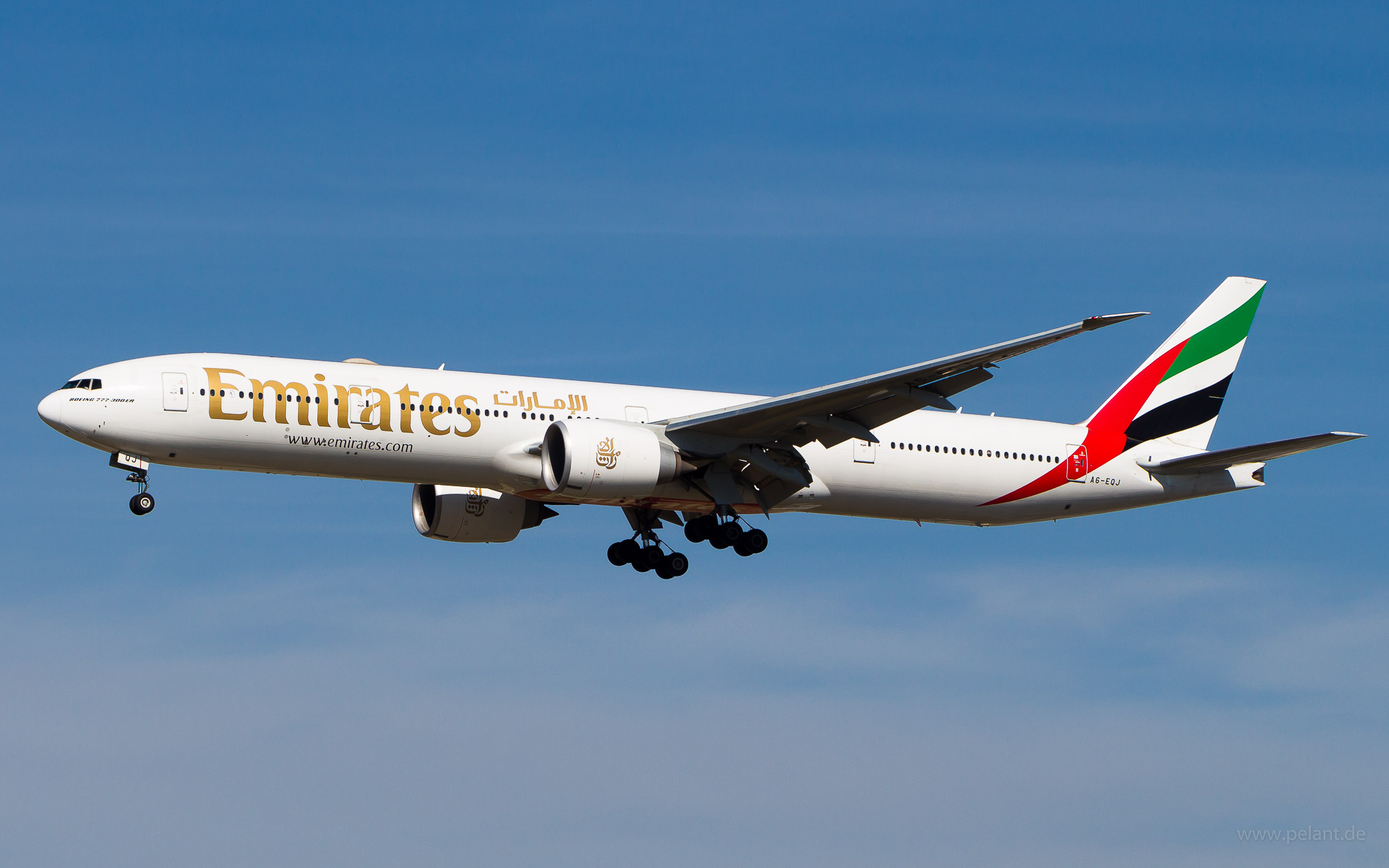 A6-EQJ Emirates Boeing 777-31HER in Frankfurt / FRA