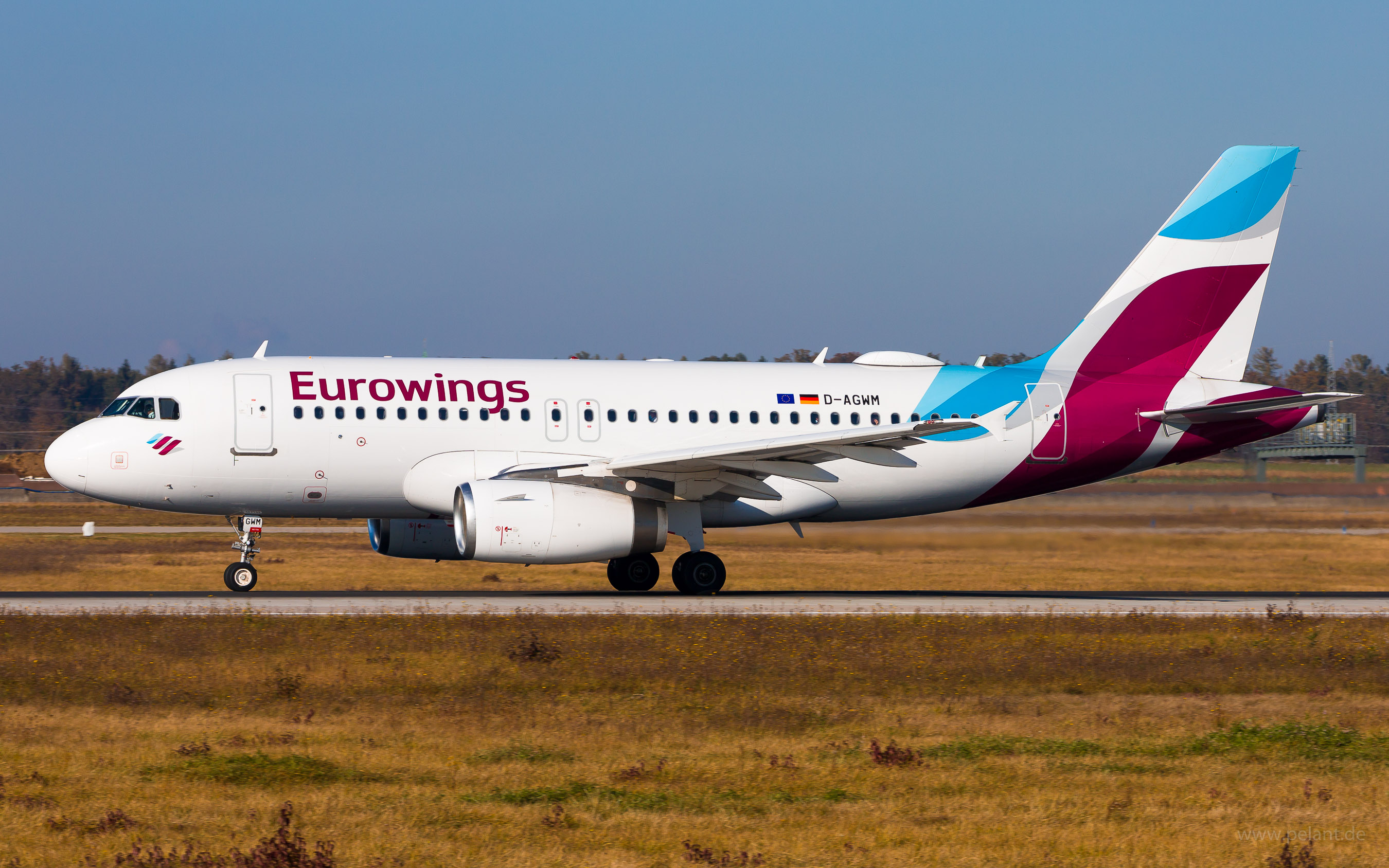 D-AGWM Eurowings Airbus A319-132 in Stuttgart / STR