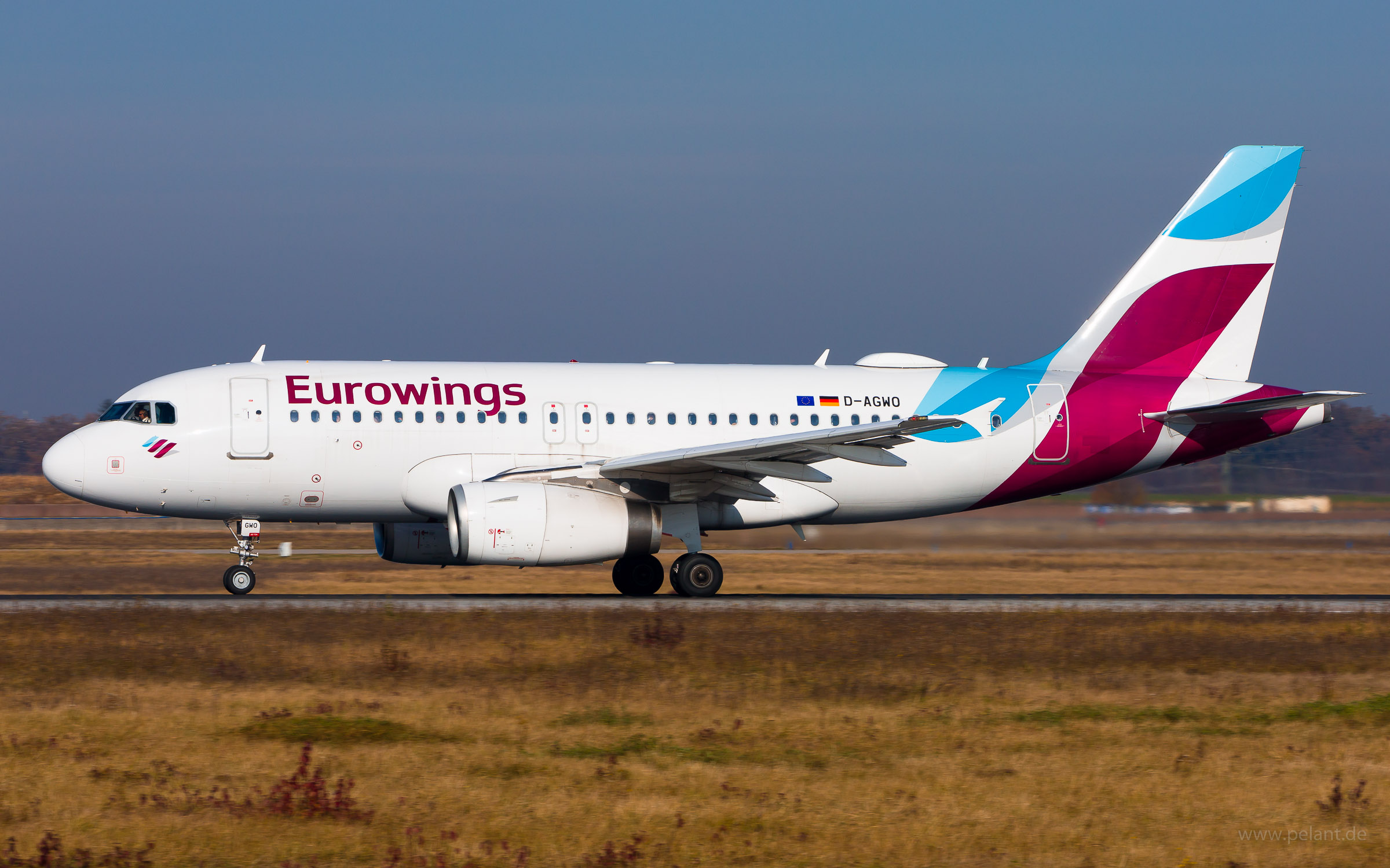 D-AGWO Eurowings Airbus A319-132 in Stuttgart / STR