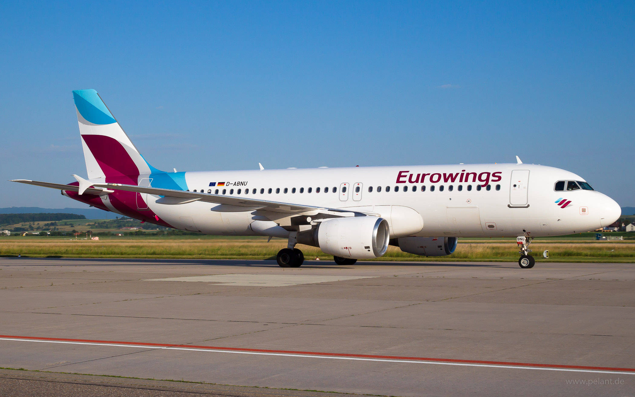 D-ABNU Eurowings Airbus A320-214 in Stuttgart / STR