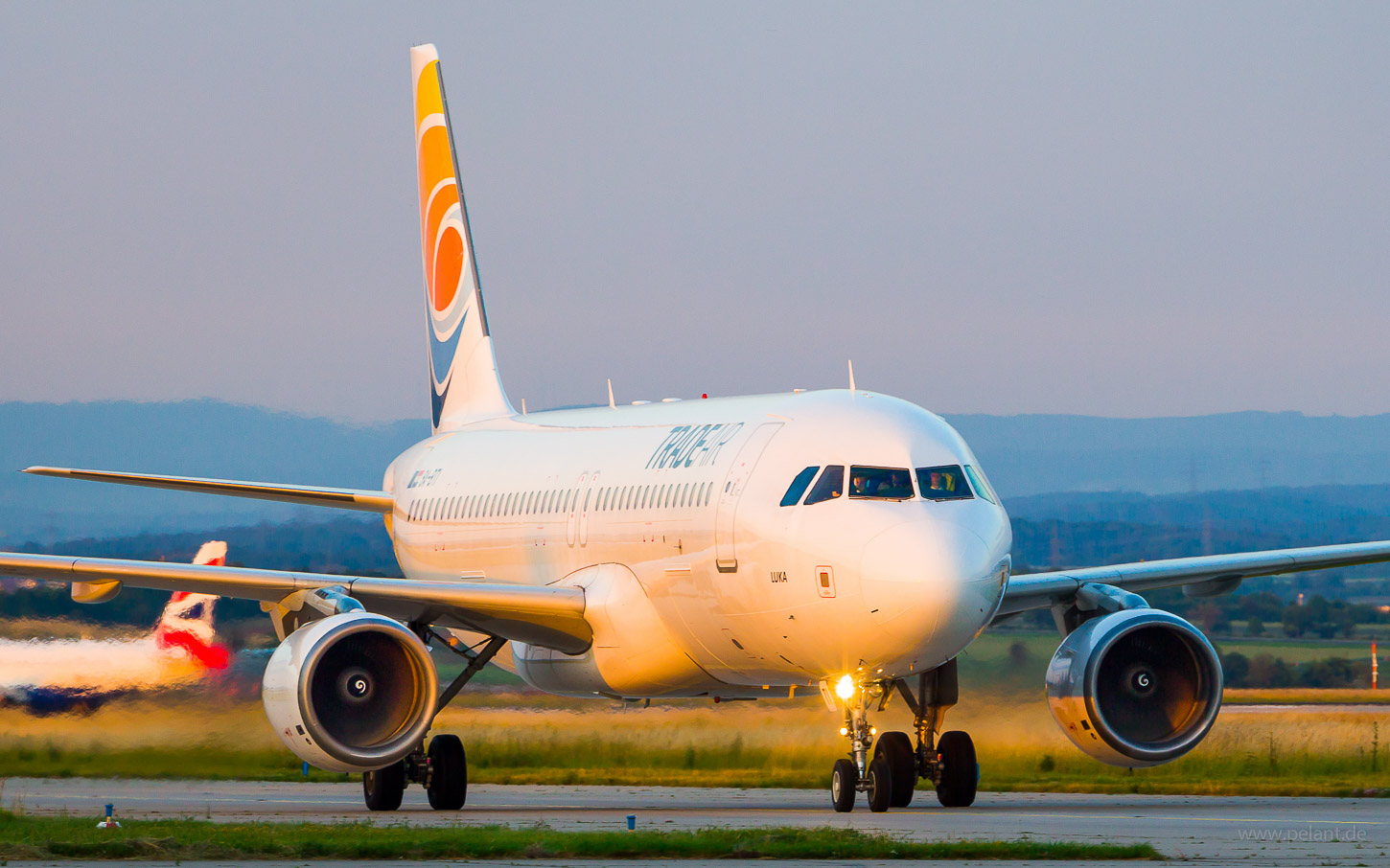 9A-BTI Trade Air Airbus A320-214 in Stuttgart / STR