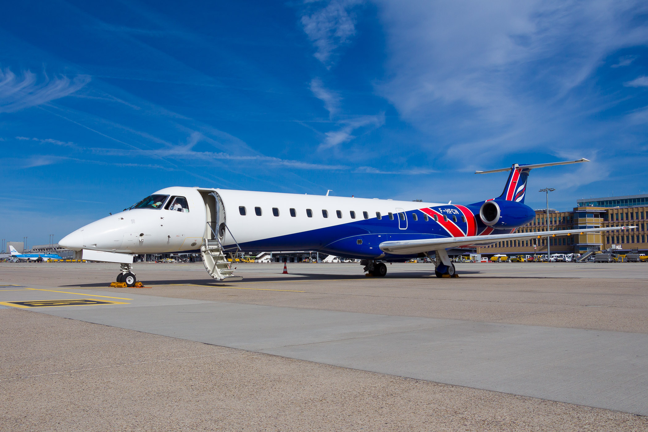 F-HFCN VallJet Embraer ERJ-145MP in Stuttgart / STR