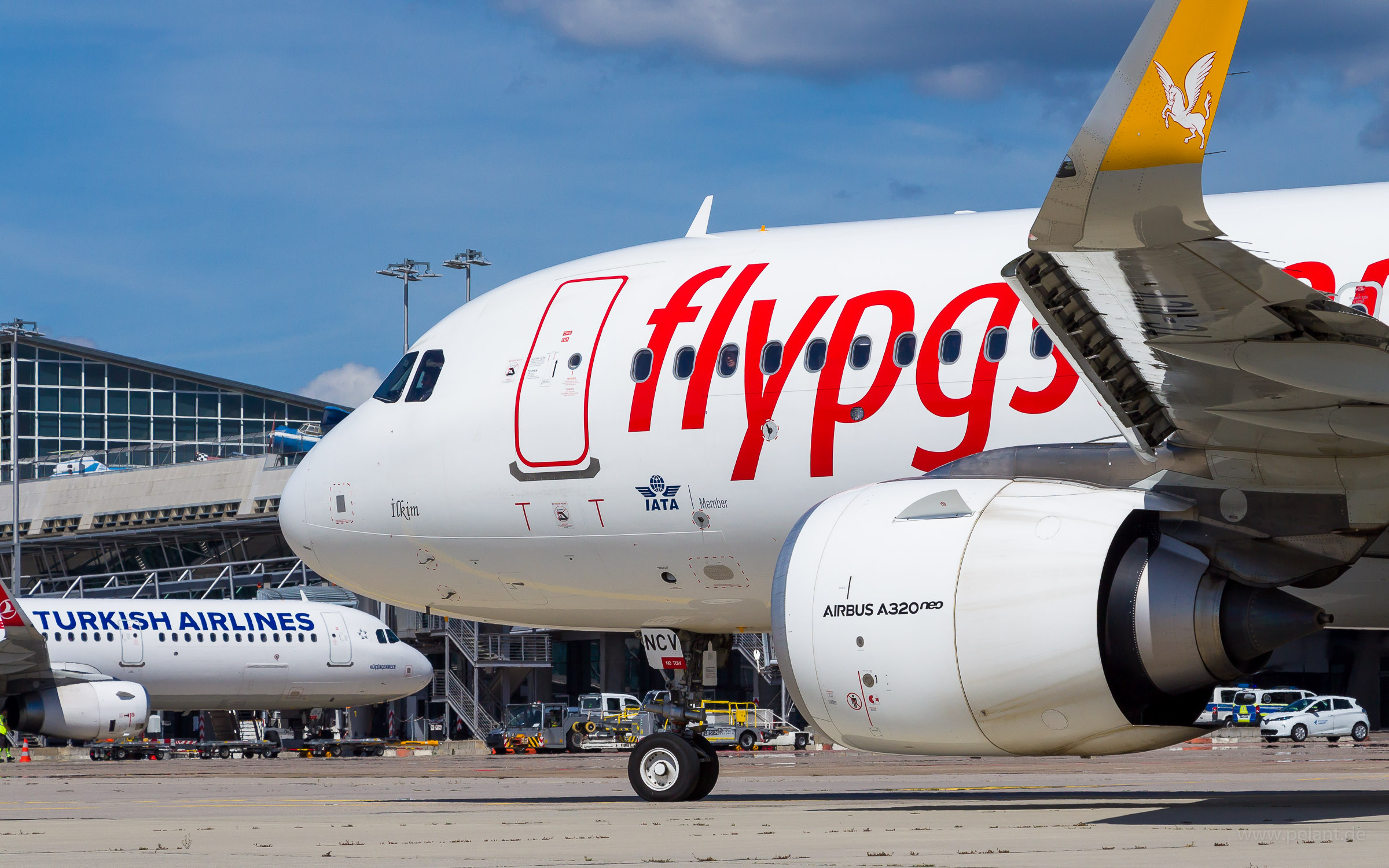 TC-NCV Pegasus Airlines Airbus A320-251N in Stuttgart / STR