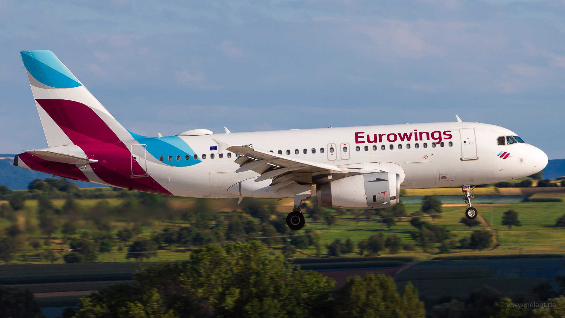 D-AGWG Eurowings Airbus A319-132 in Stuttgart / STR