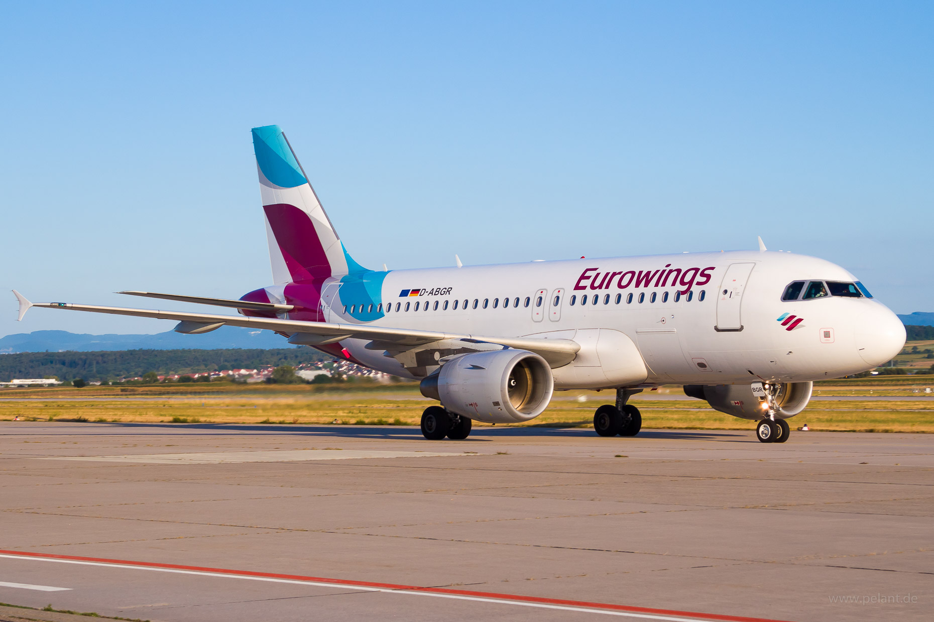 D-ABGR Eurowings Airbus A319-112 in Stuttgart / STR