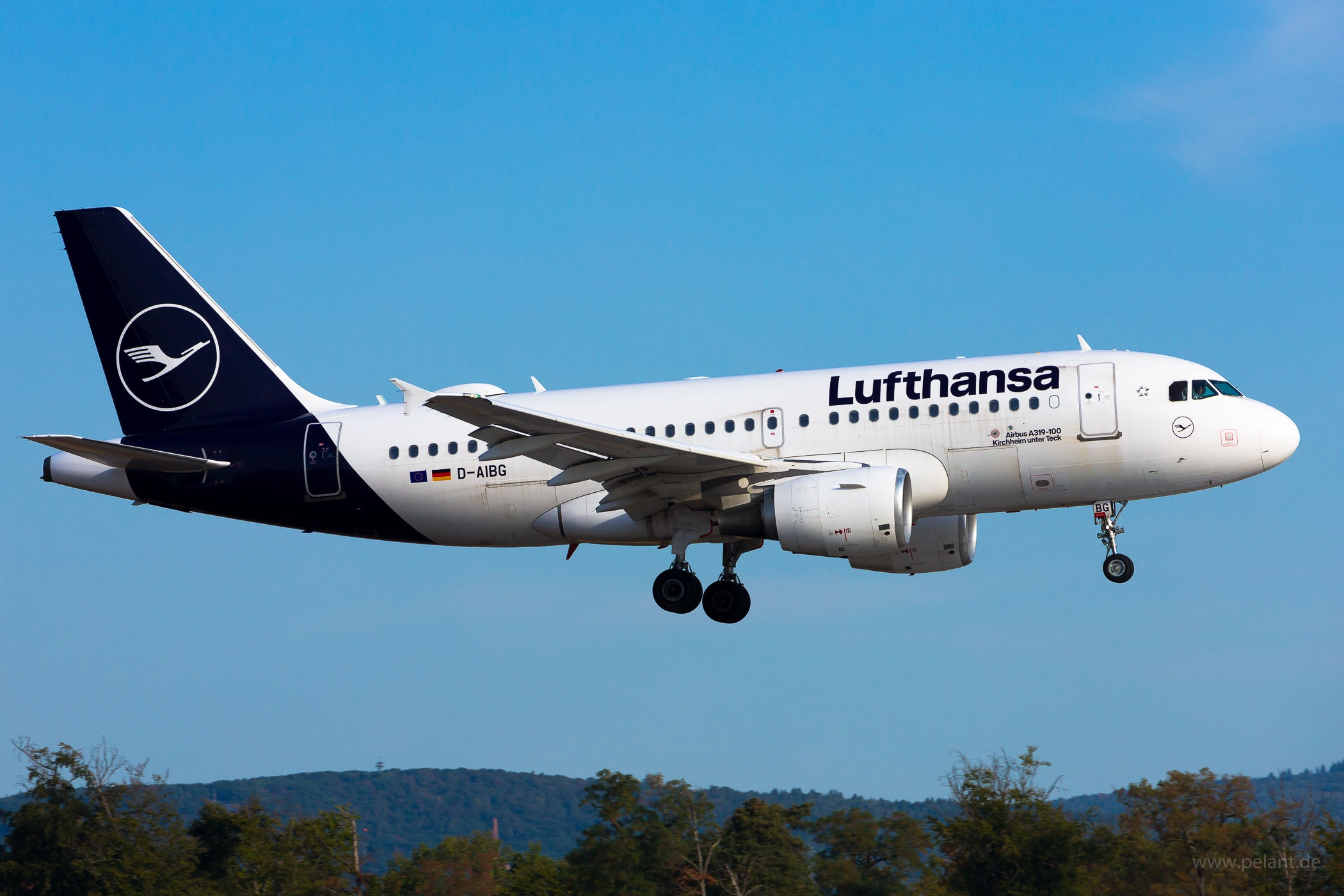 D-AIBG Lufthansa Airbus A319-112 in Frankfurt / FRA