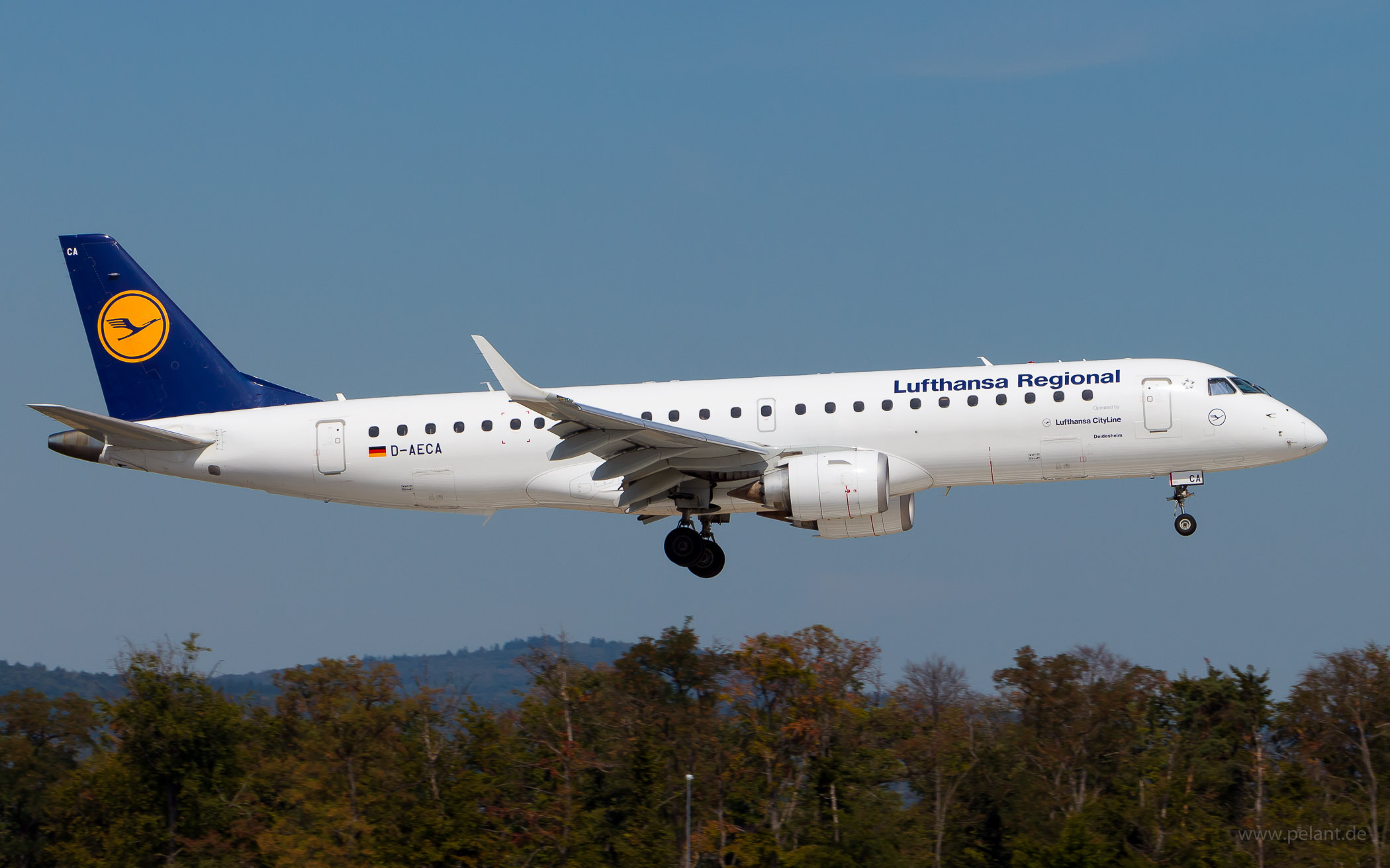 D-AECA Lufthansa CityLine Embraer ERJ-190LR in Frankfurt / FRA