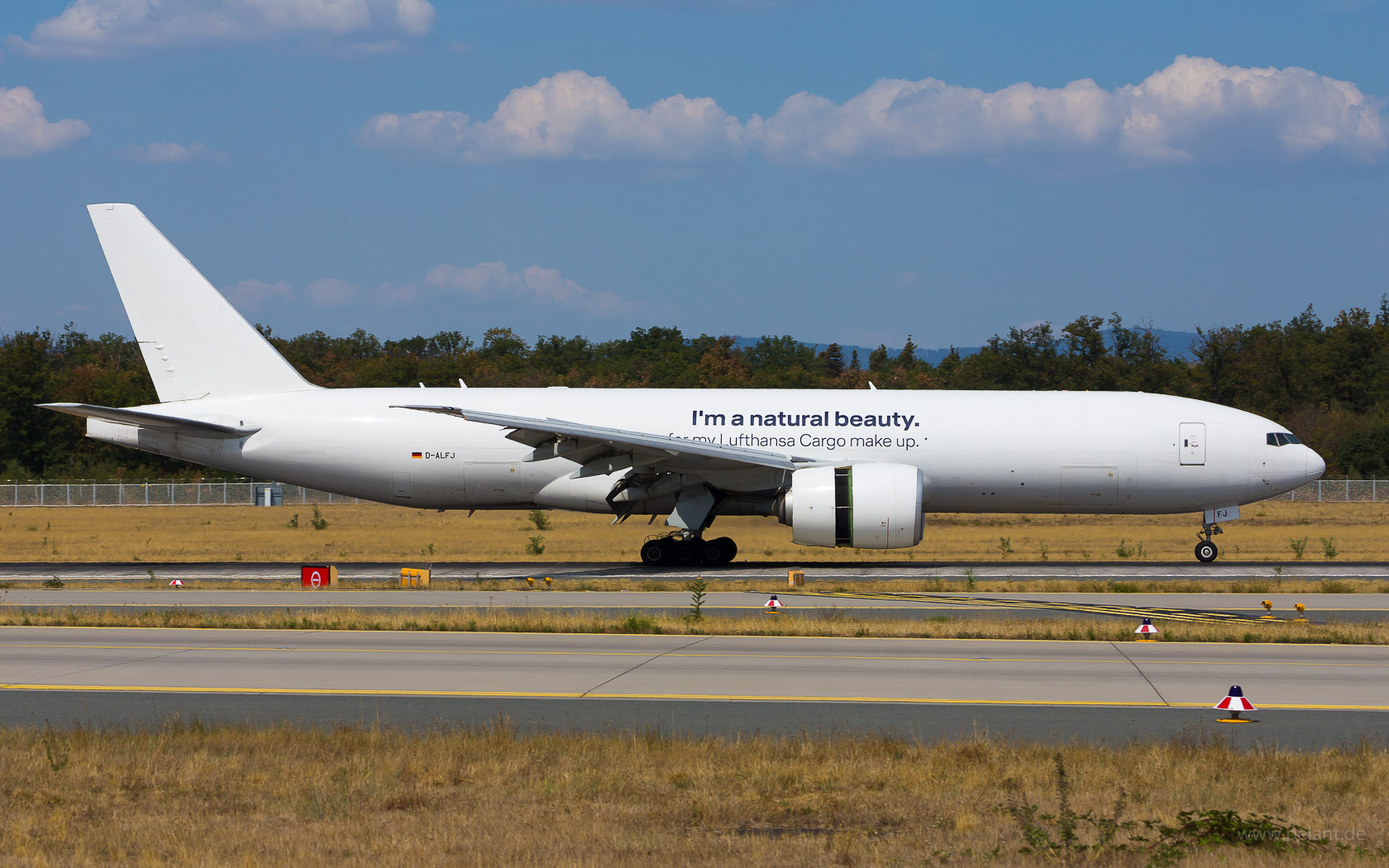 D-ALFJ Lufthansa Cargo Boeing 777-F1H in Frankfurt / FRA