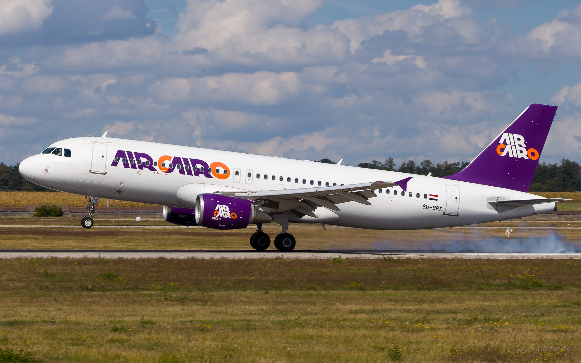 SU-BPX Air Cairo Airbus A320-214 in Stuttgart / STR