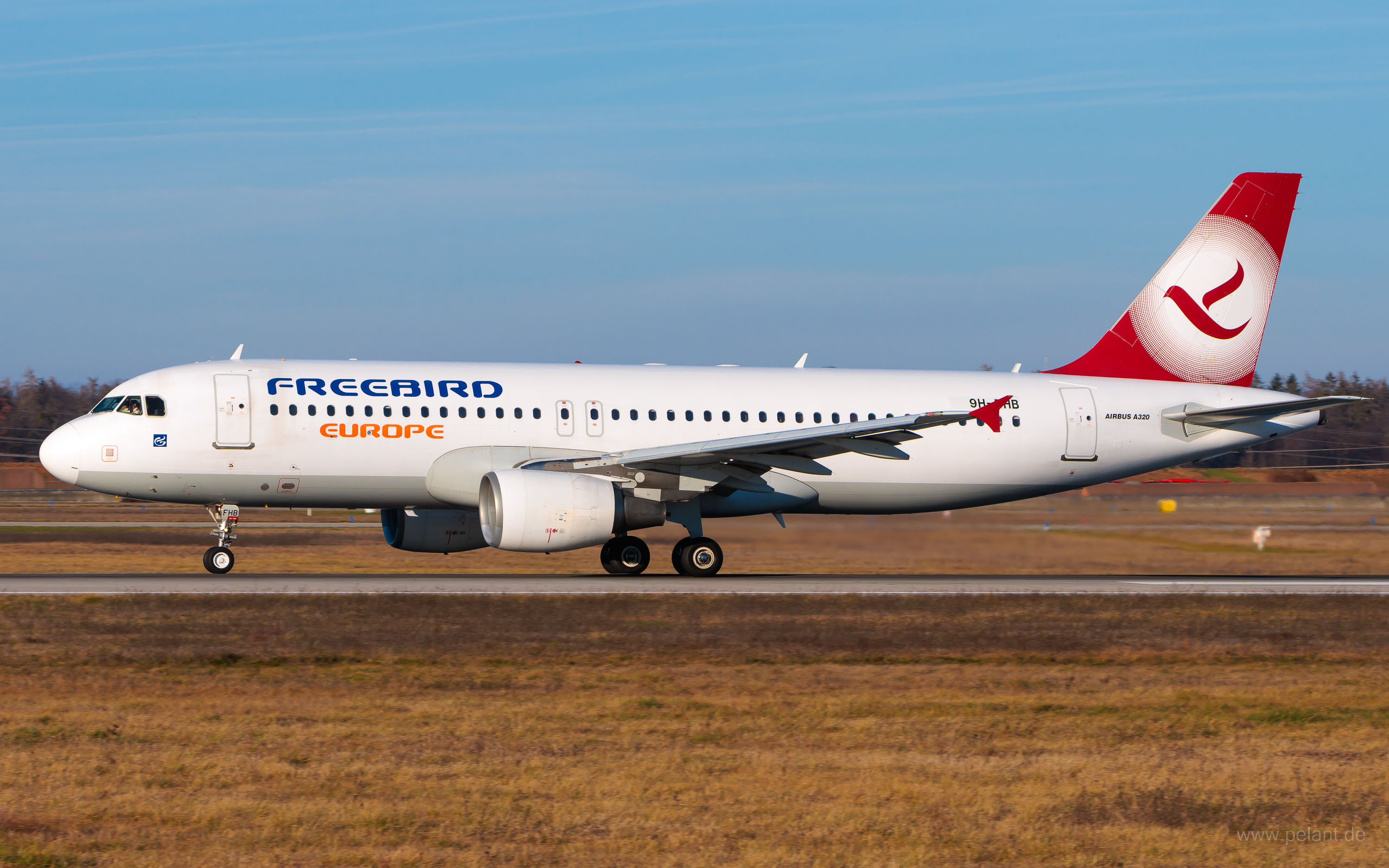 9H-FHB Freebird Airlines Airbus A320-214 in Stuttgart / STR