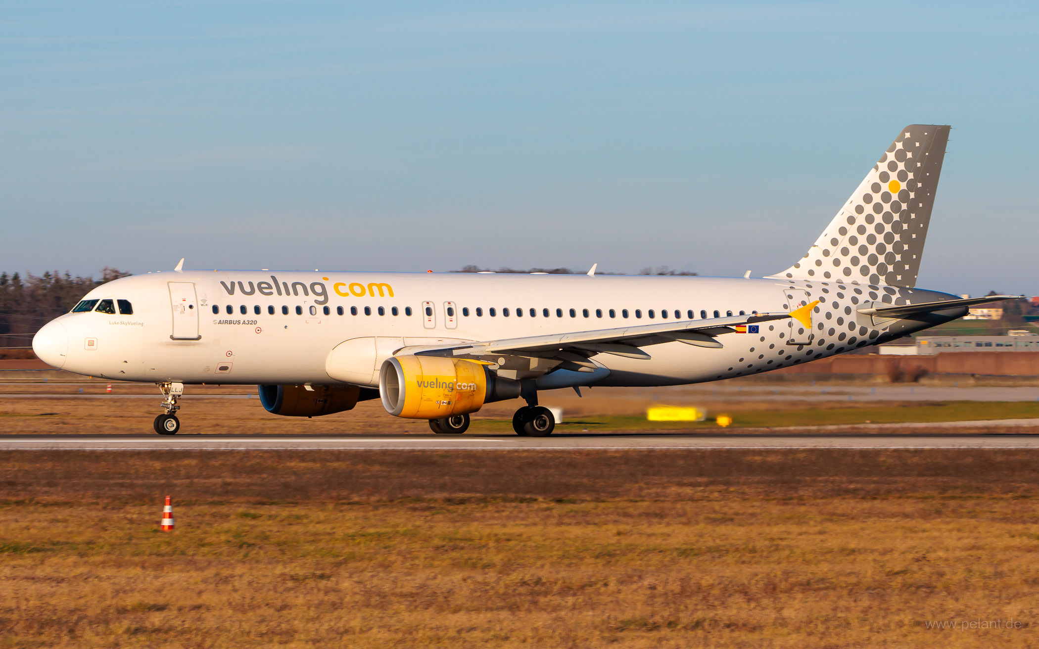 EC-LLJ Vueling Airlines Airbus A320-214 in Stuttgart / STR