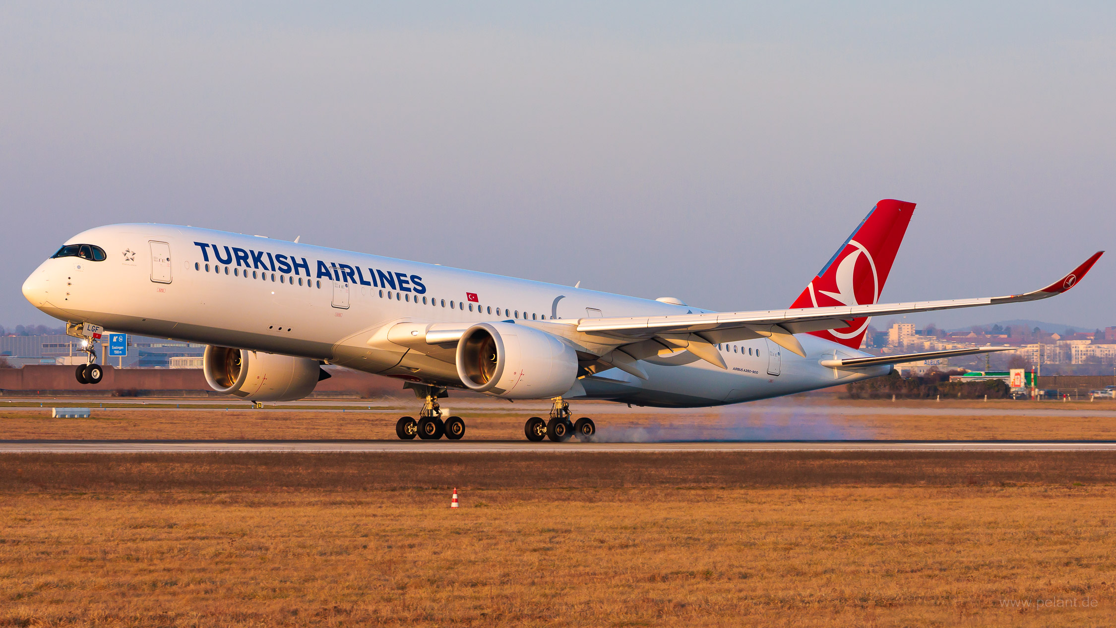 TC-LGF Turkish Airlines Airbus A350-941 in Stuttgart / STR