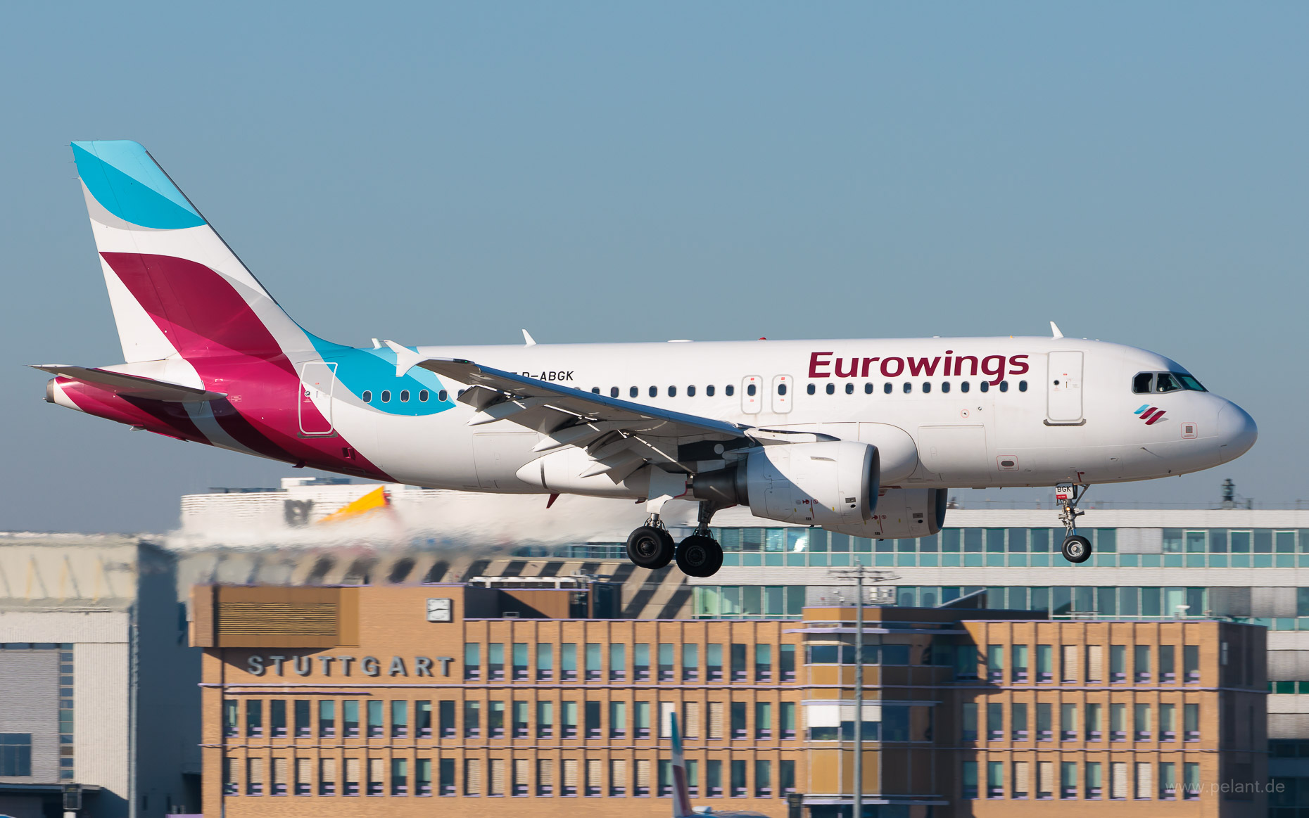 D-ABGK Eurowings Airbus A319-112 in Stuttgart / STR