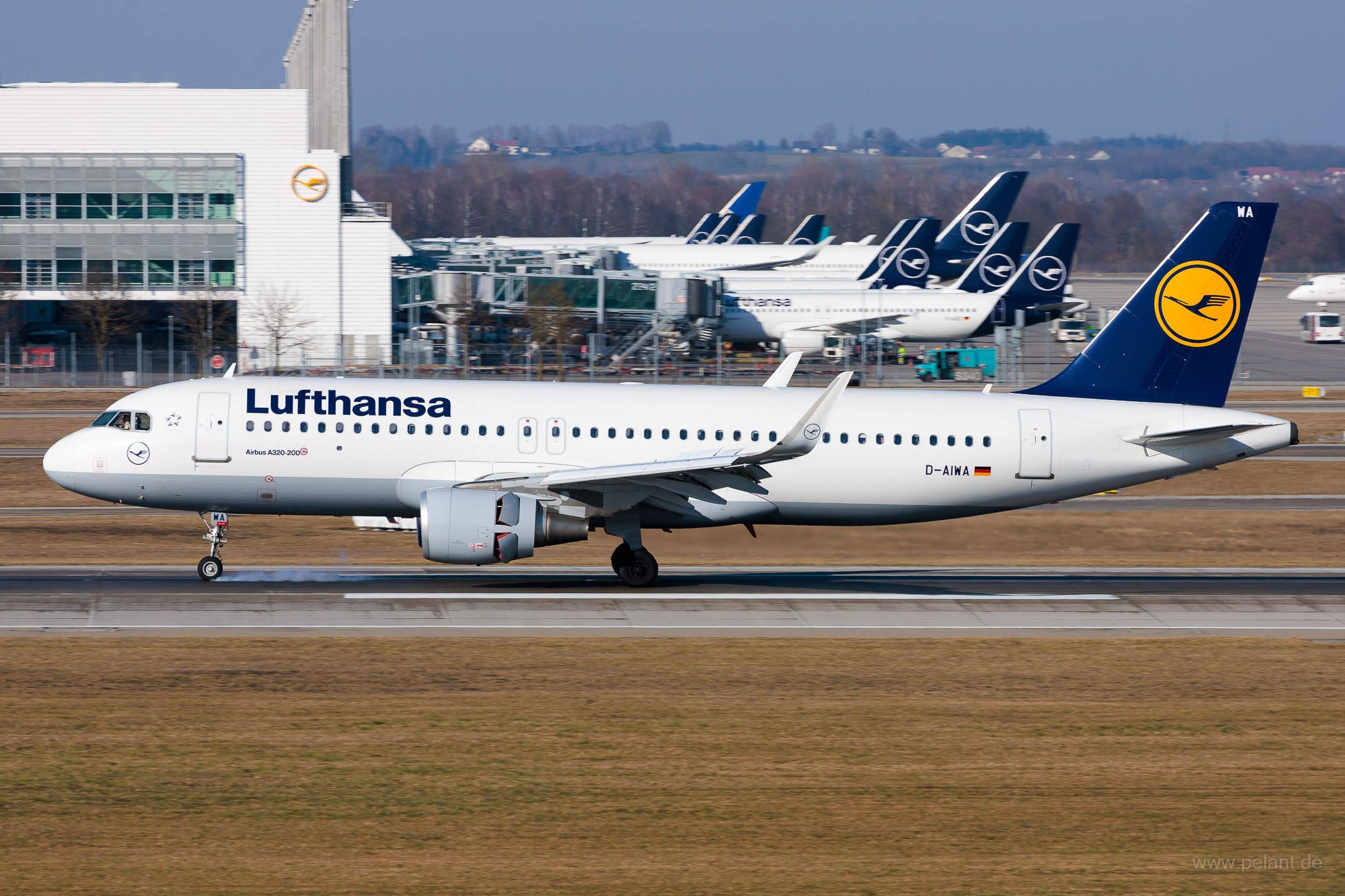 D-AIWA Lufthansa Airbus A320-214 in Mnchen / MUC