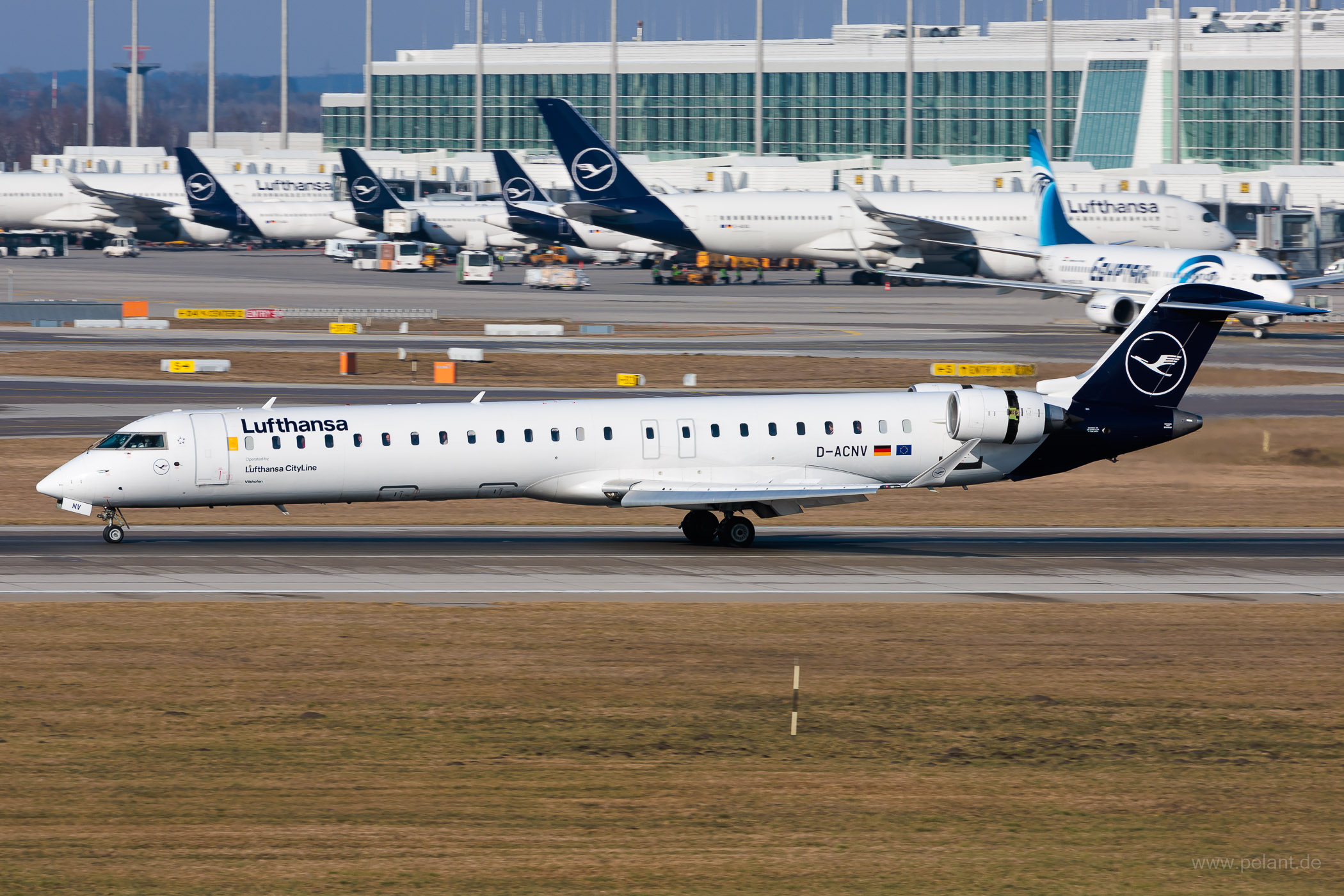 D-ACNV Lufthansa CityLine Bombardier CRJ900 in Mnchen / MUC