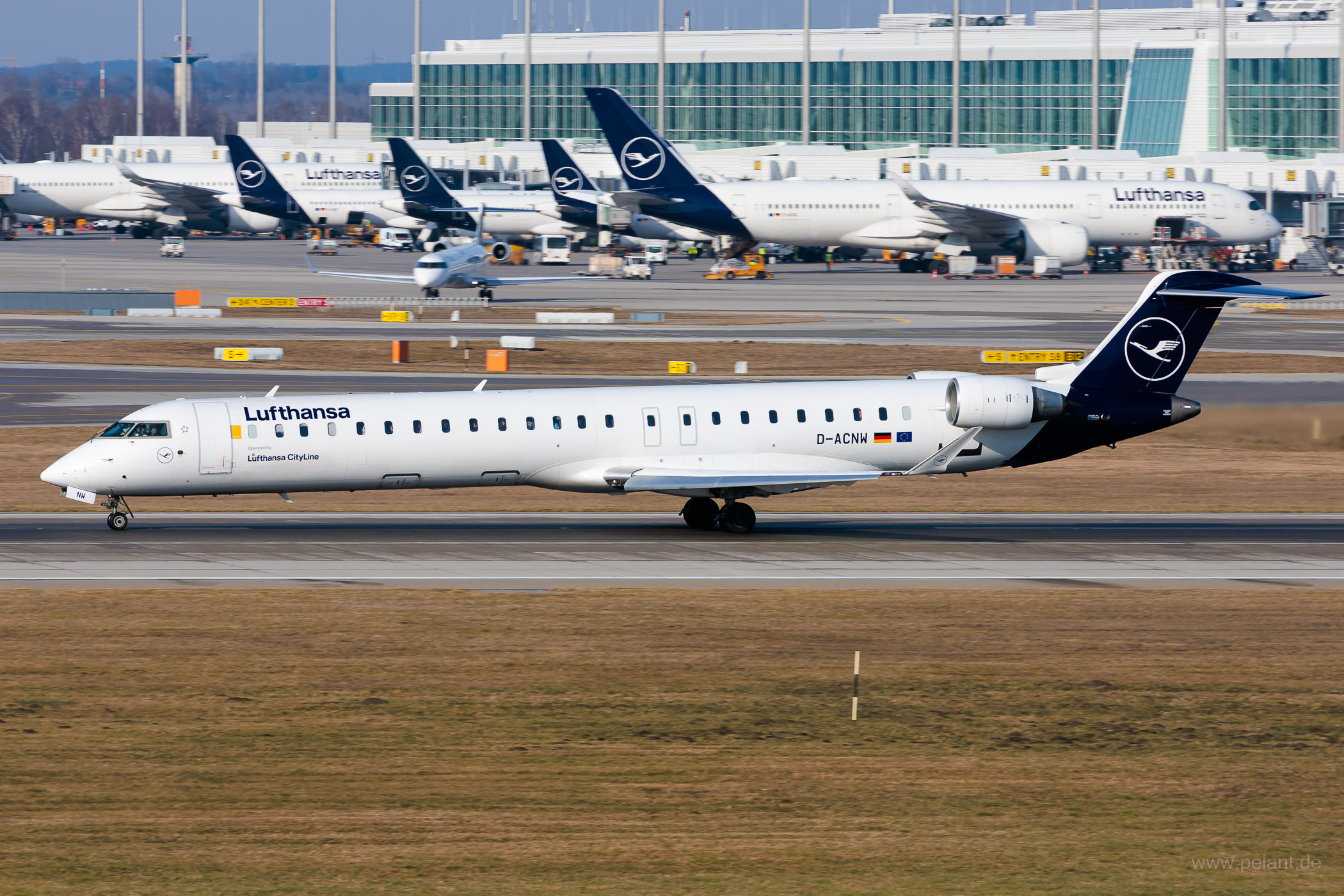 D-ACNW Lufthansa CityLine Bombardier CRJ900LR in Mnchen / MUC