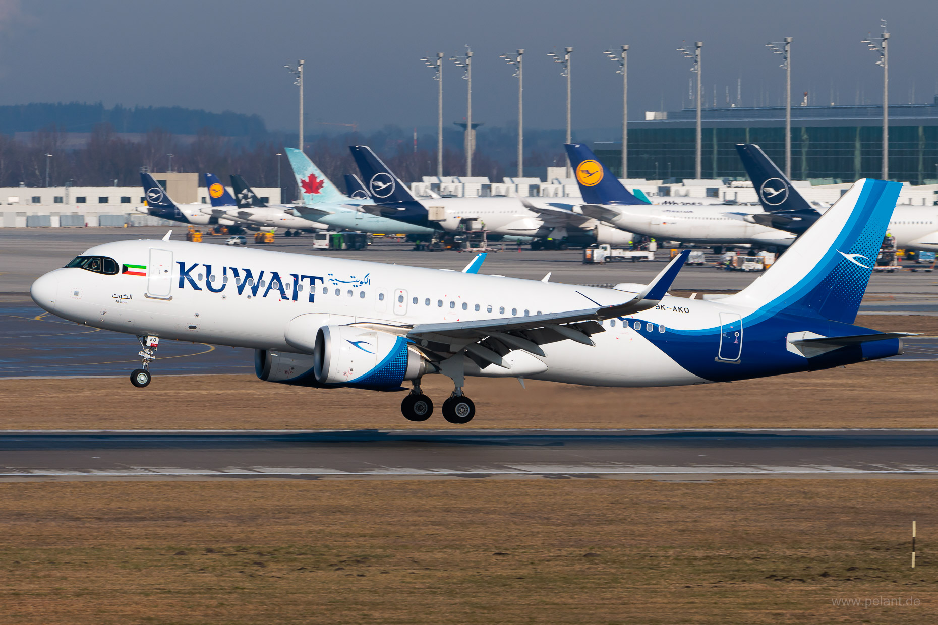 9K-AKO Kuwait Airways Airbus A320-251N in Mnchen / MUC