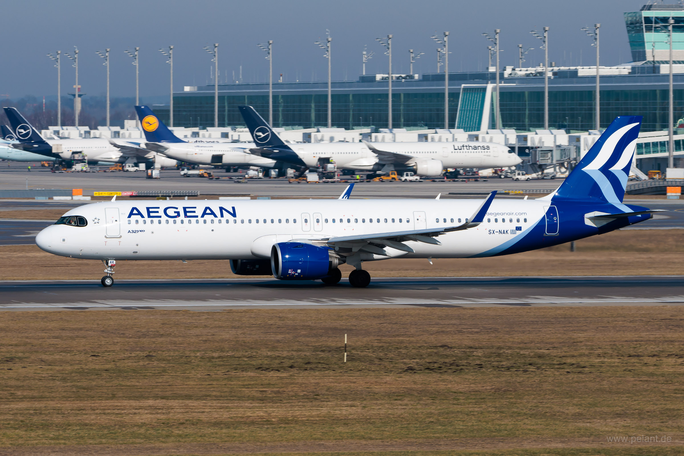 SX-NAK Aegean Airbus A321-271NX in München / MUC