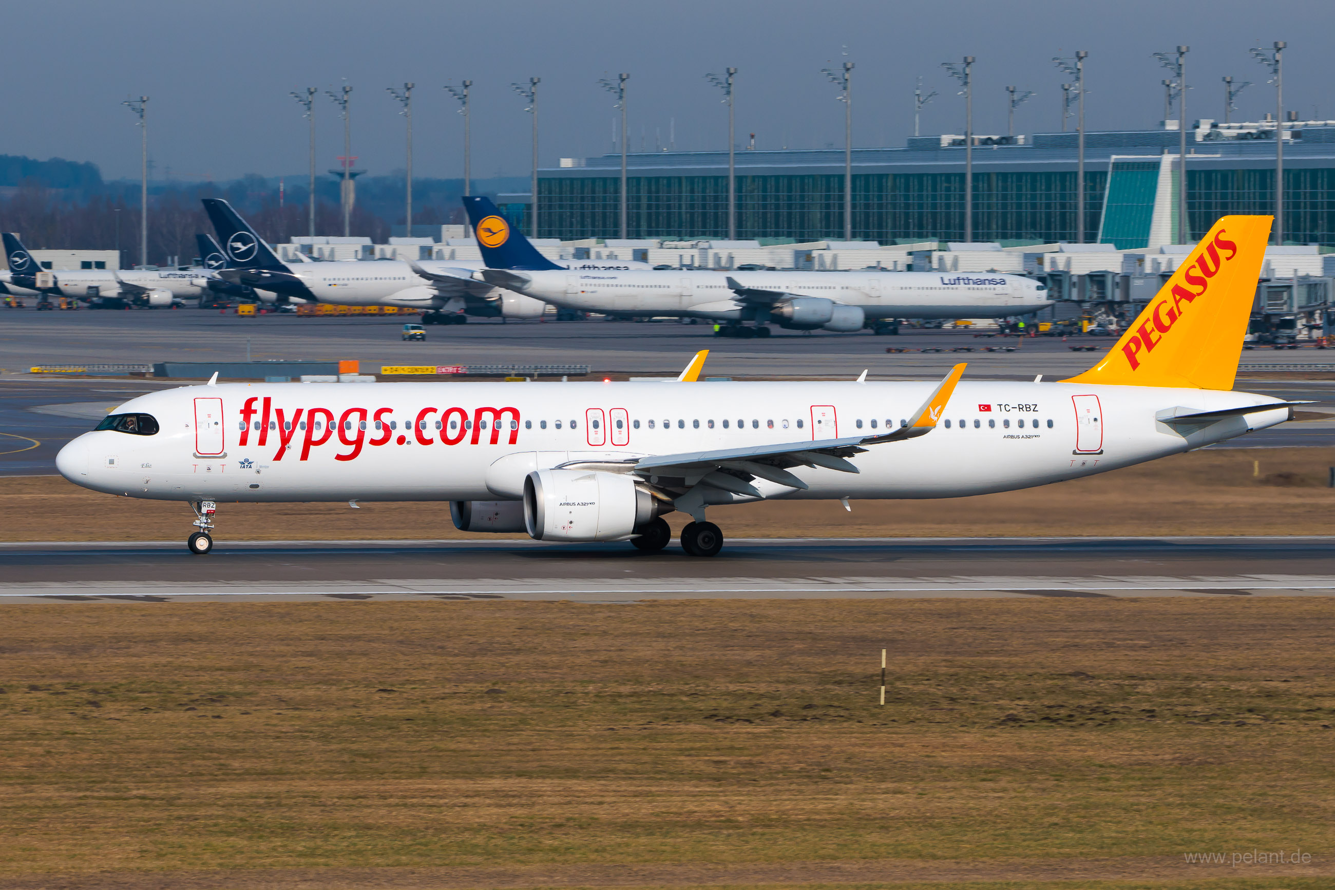 TC-RBZ Pegasus Airlines Airbus A321-251NX in Mnchen / MUC