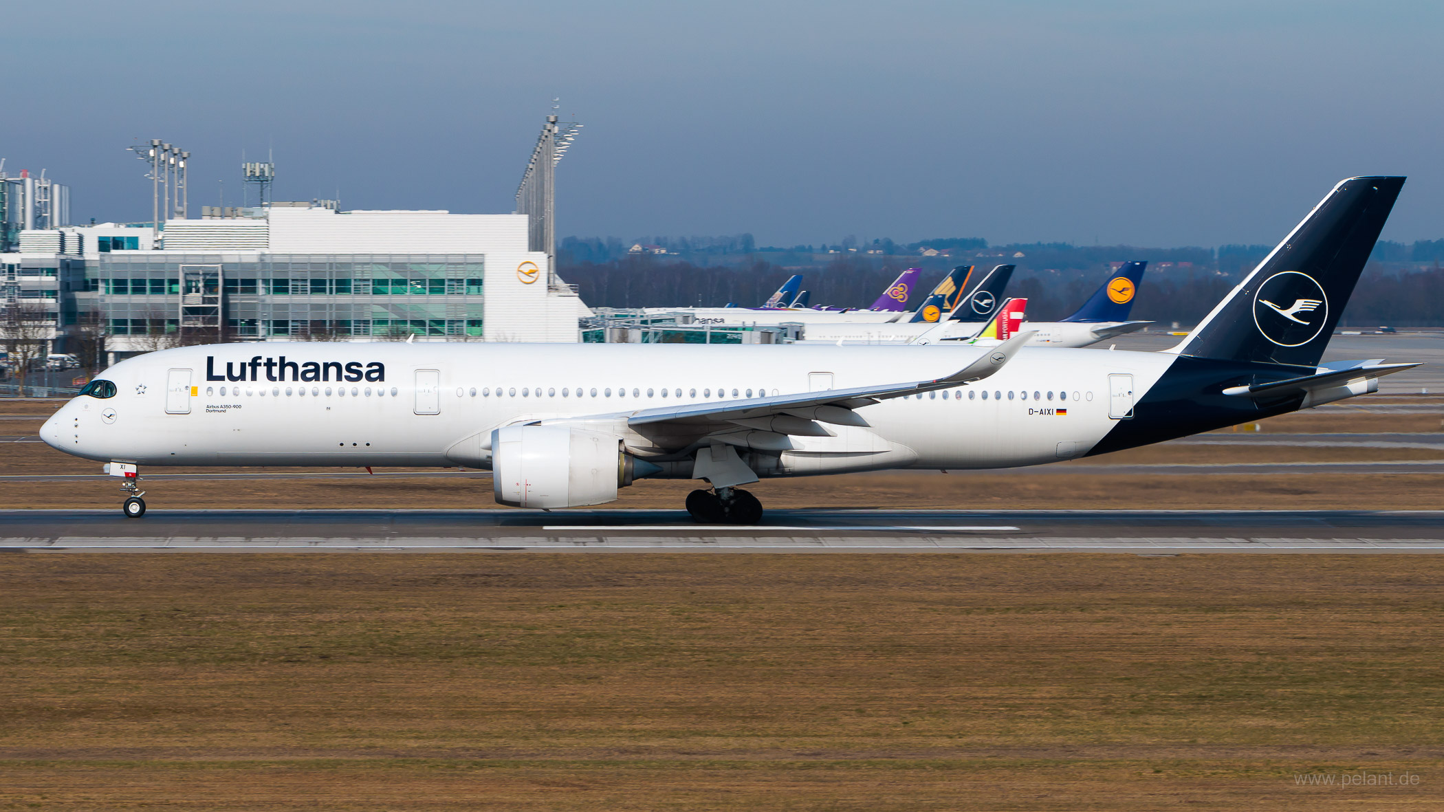 D-AIXI Lufthansa Airbus A350-941 in Mnchen / MUC