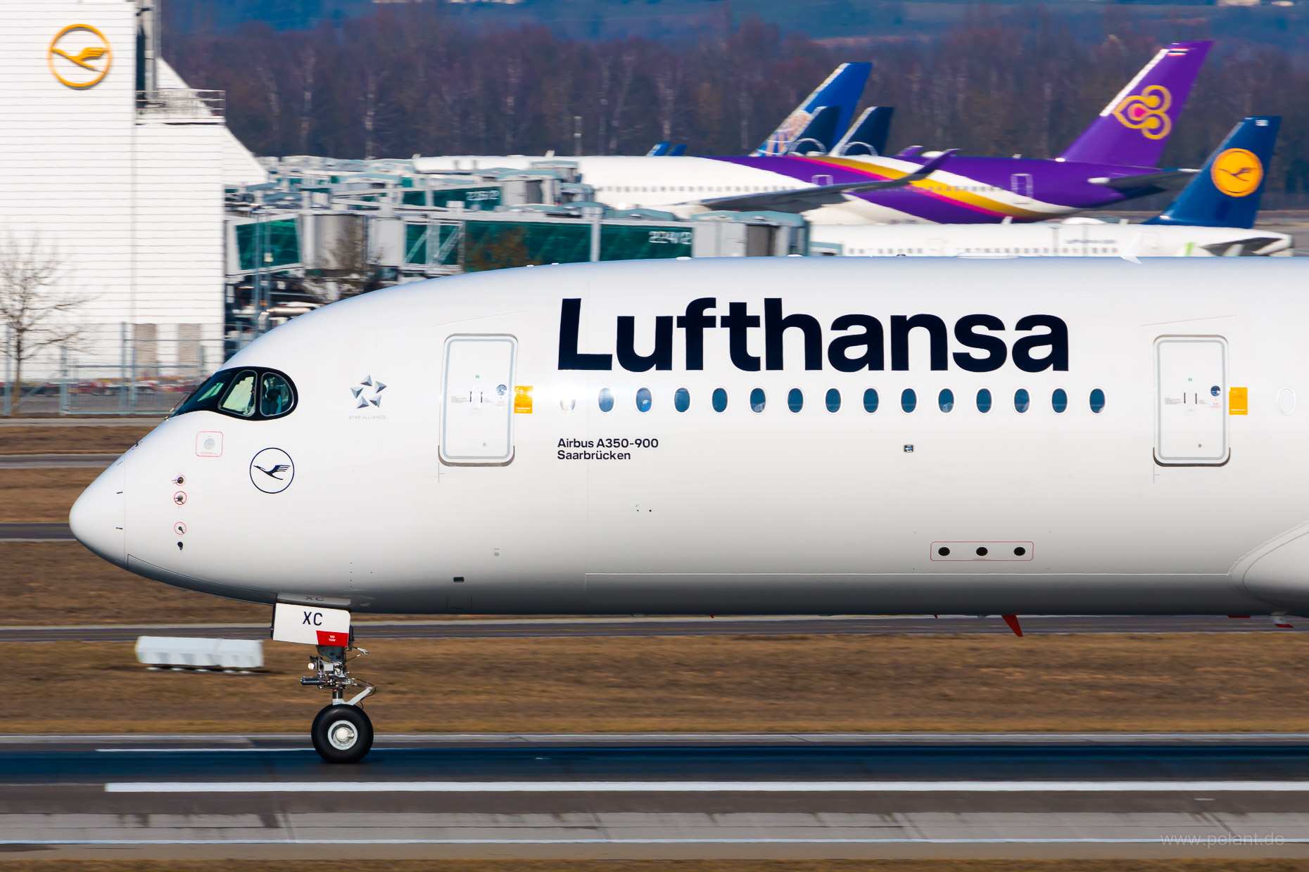 D-AIXC Lufthansa Airbus A350-941 in München / MUC